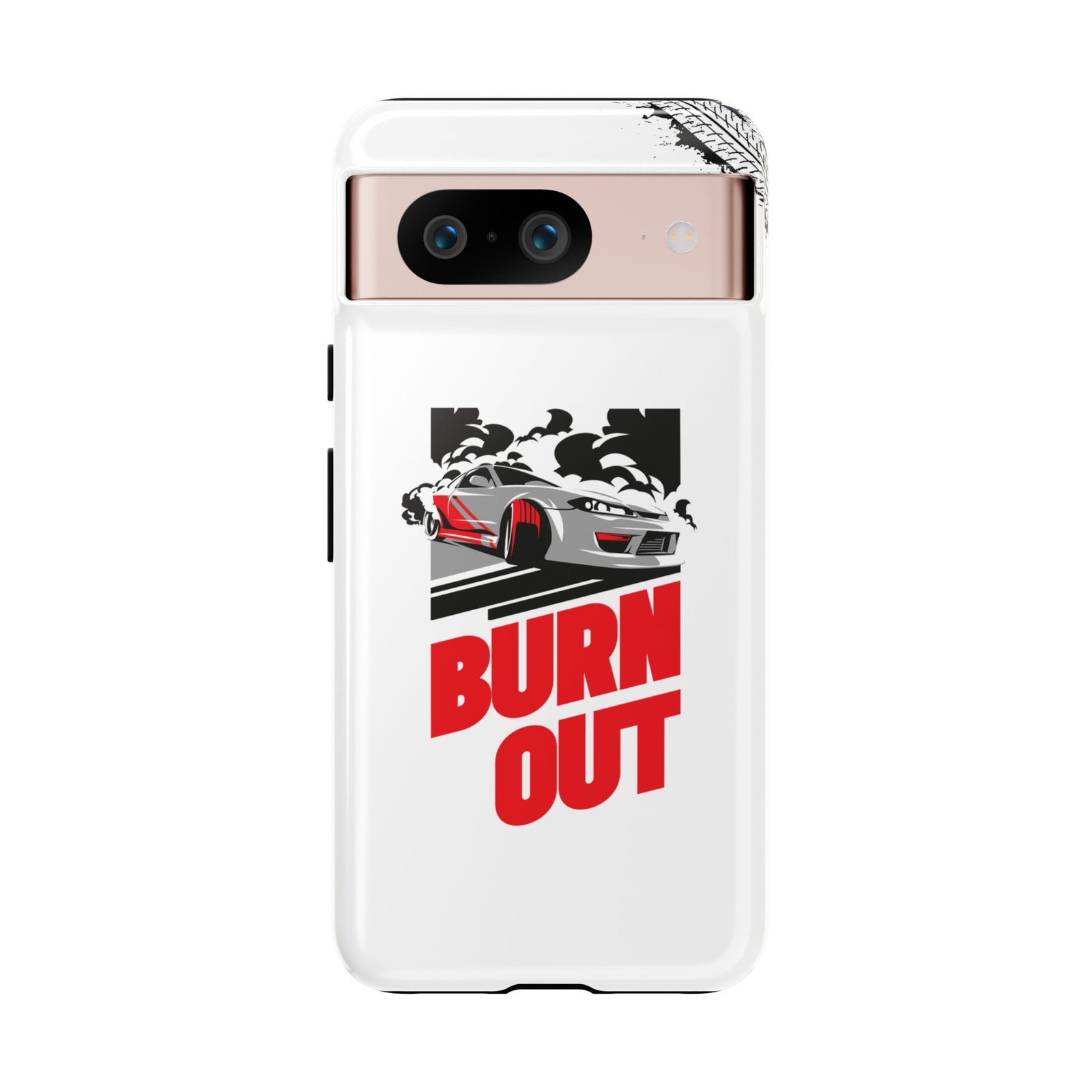 JDM Burnout Tough Car Phone Case - Google Pixel 8, glossy, front view