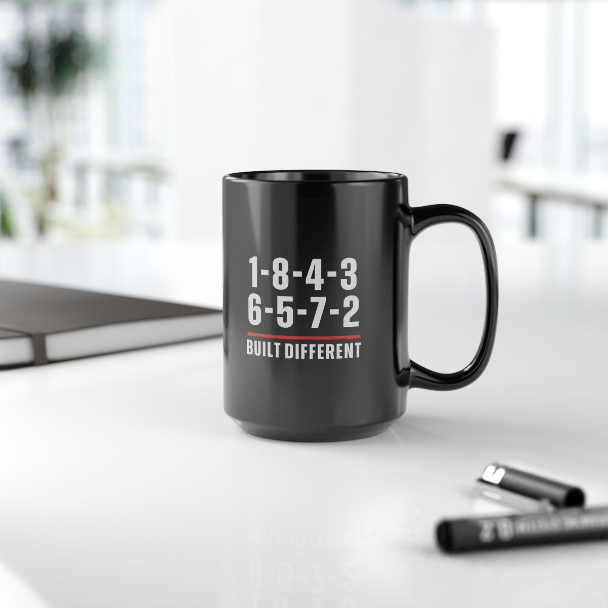 Built Different V8 Firing Order Mug mug design - petrolhead gift