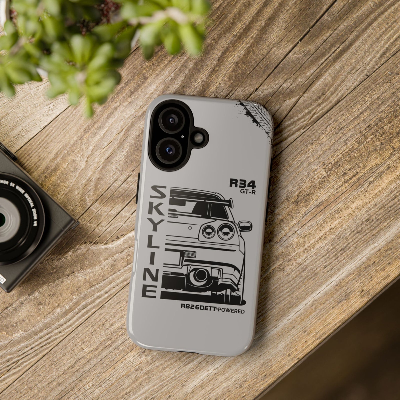 R34 Skyline GTR BNR34 Godzilla Tough Phone Case | JDM Car Gift