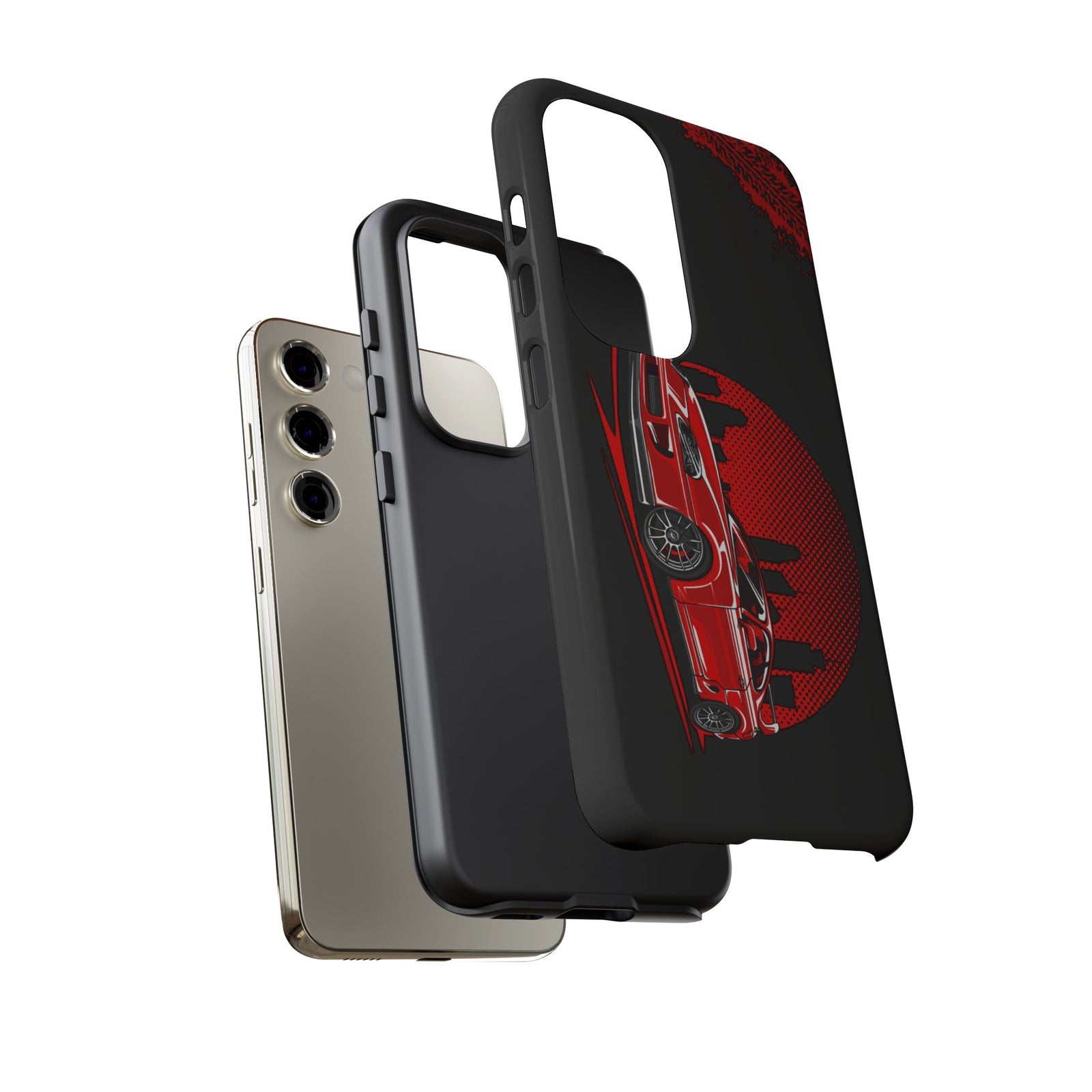 MKIV A80 Supra 2JZ Red City Tough Phone Case | JDM Car Guy Gift