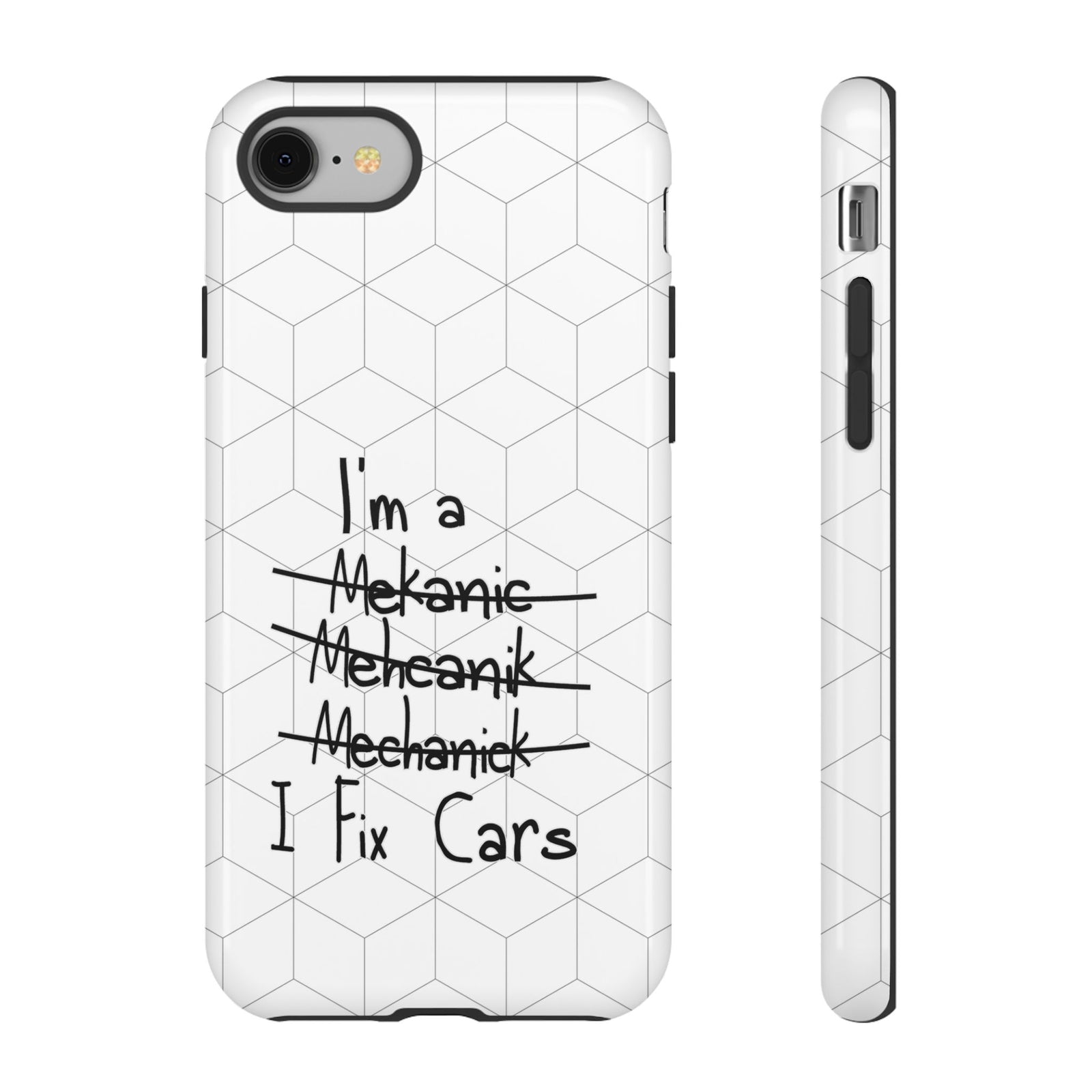 Mechanic I Fix Cars Funny Tough Phone Case | Car Guy Gift