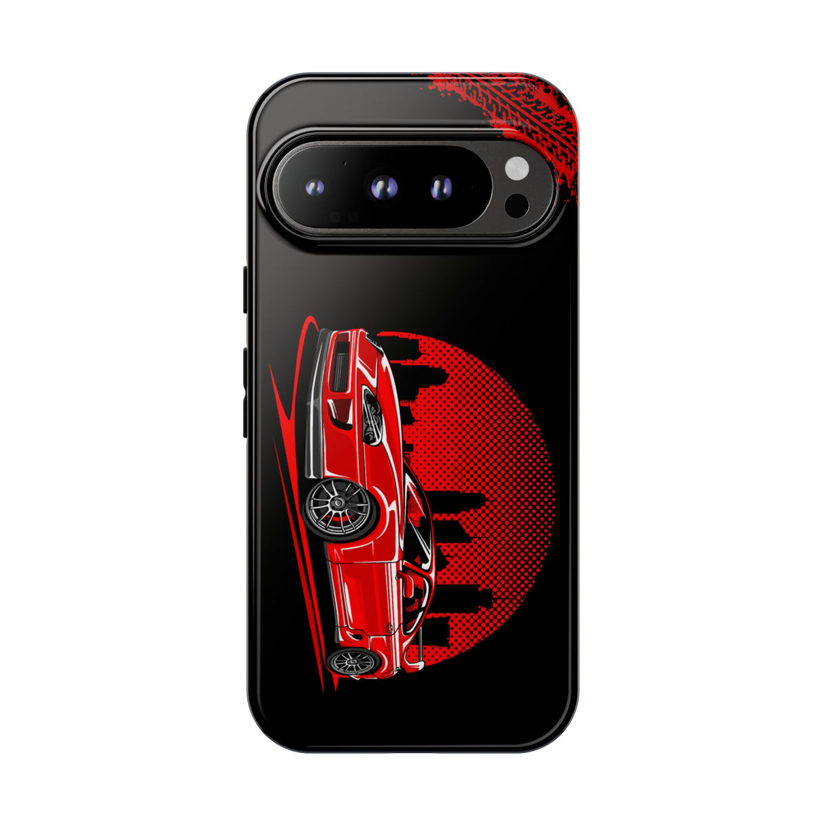 MKIV A80 Supra 2JZ Red City Tough Phone Case | JDM Car Guy Gift