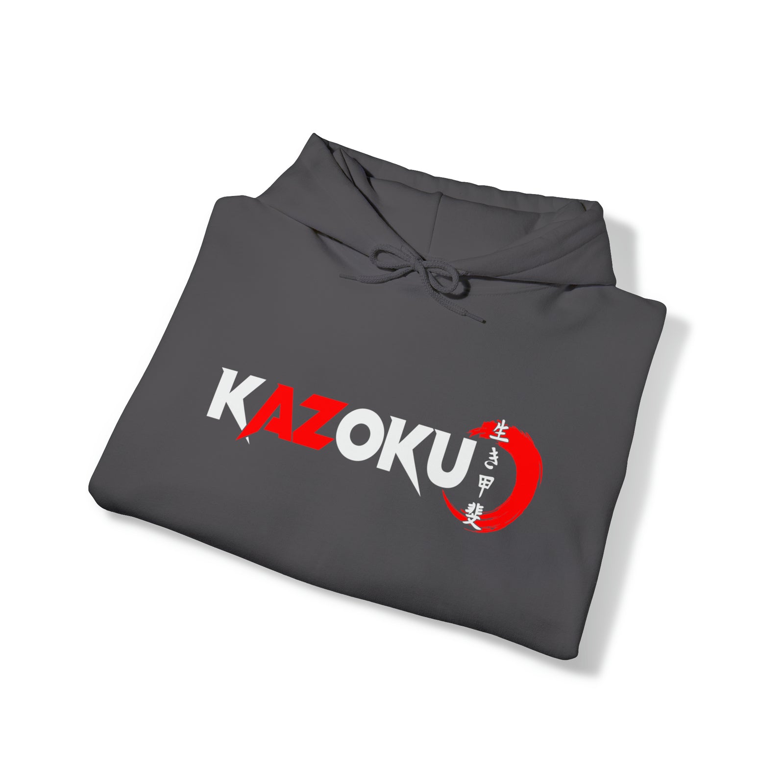 KAZOKU Hoodie Red - Design 1