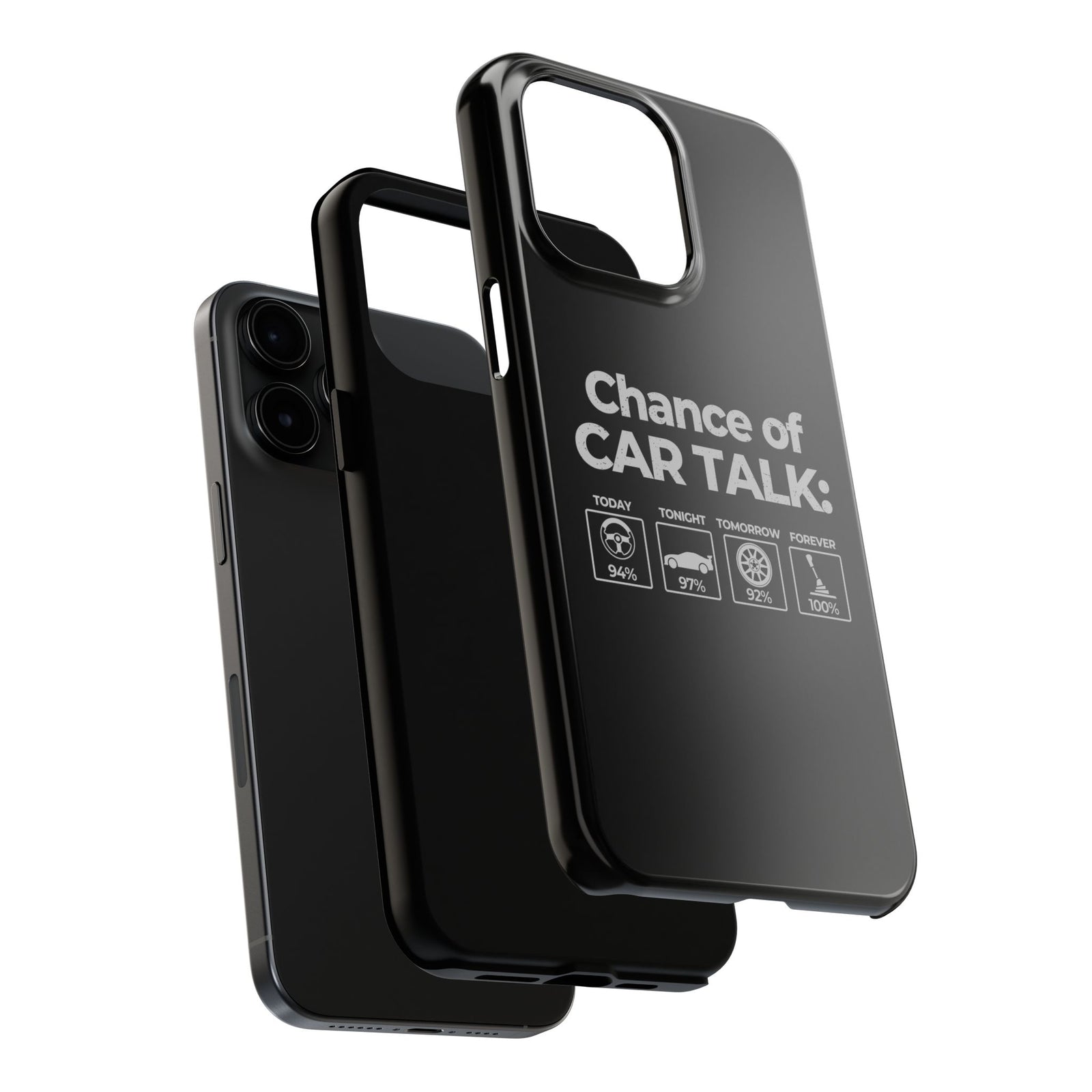 100% Chance of Car Talk Phone Case | Car Enthusiast Gift
