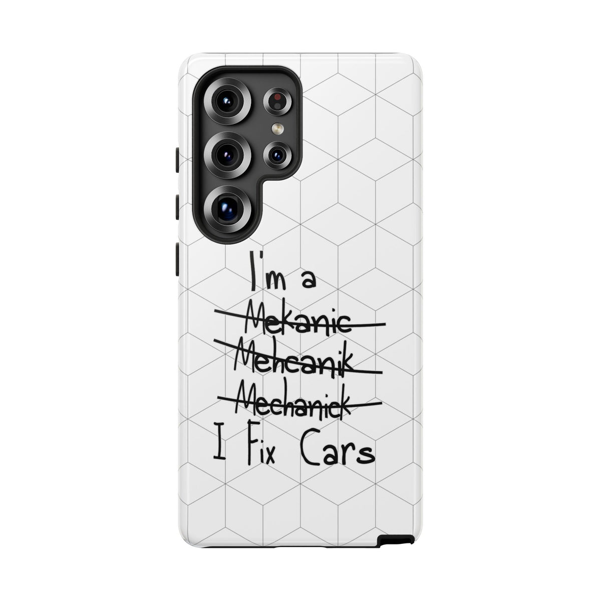 Mechanic I Fix Cars Funny Tough Phone Case | Car Guy Gift