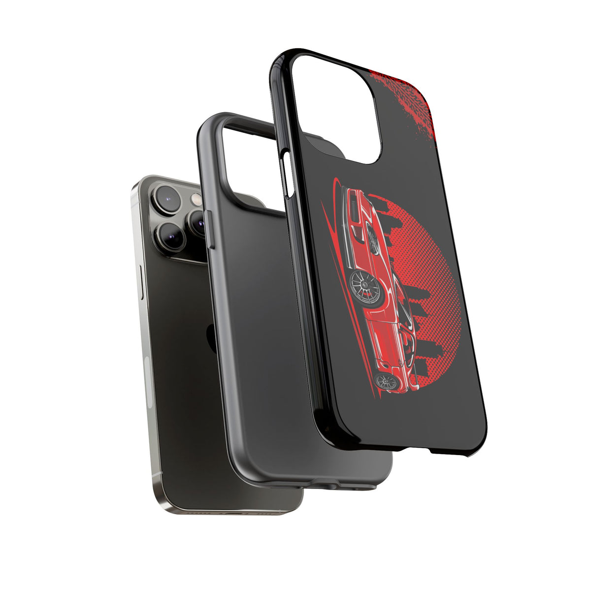 MKIV A80 Supra 2JZ Red City Tough Phone Case | JDM Car Guy Gift