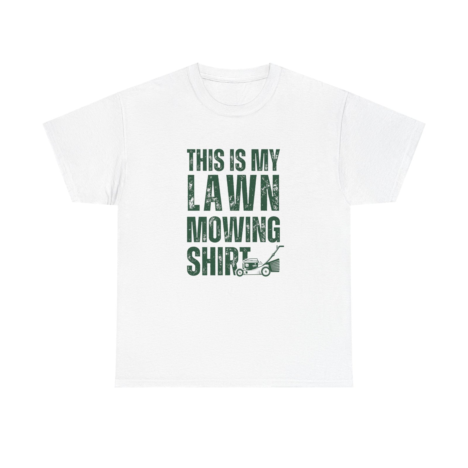 This Is My Lawn Mowing Shirt funny t-shirt - yard work humor tee