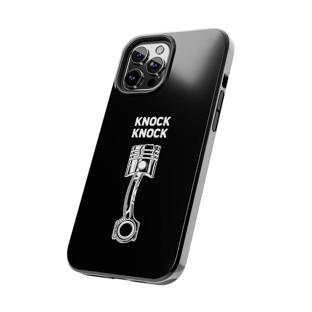 Knock Knock Broken Piston Phone Case | Funny Mechanic Car Guy Gift