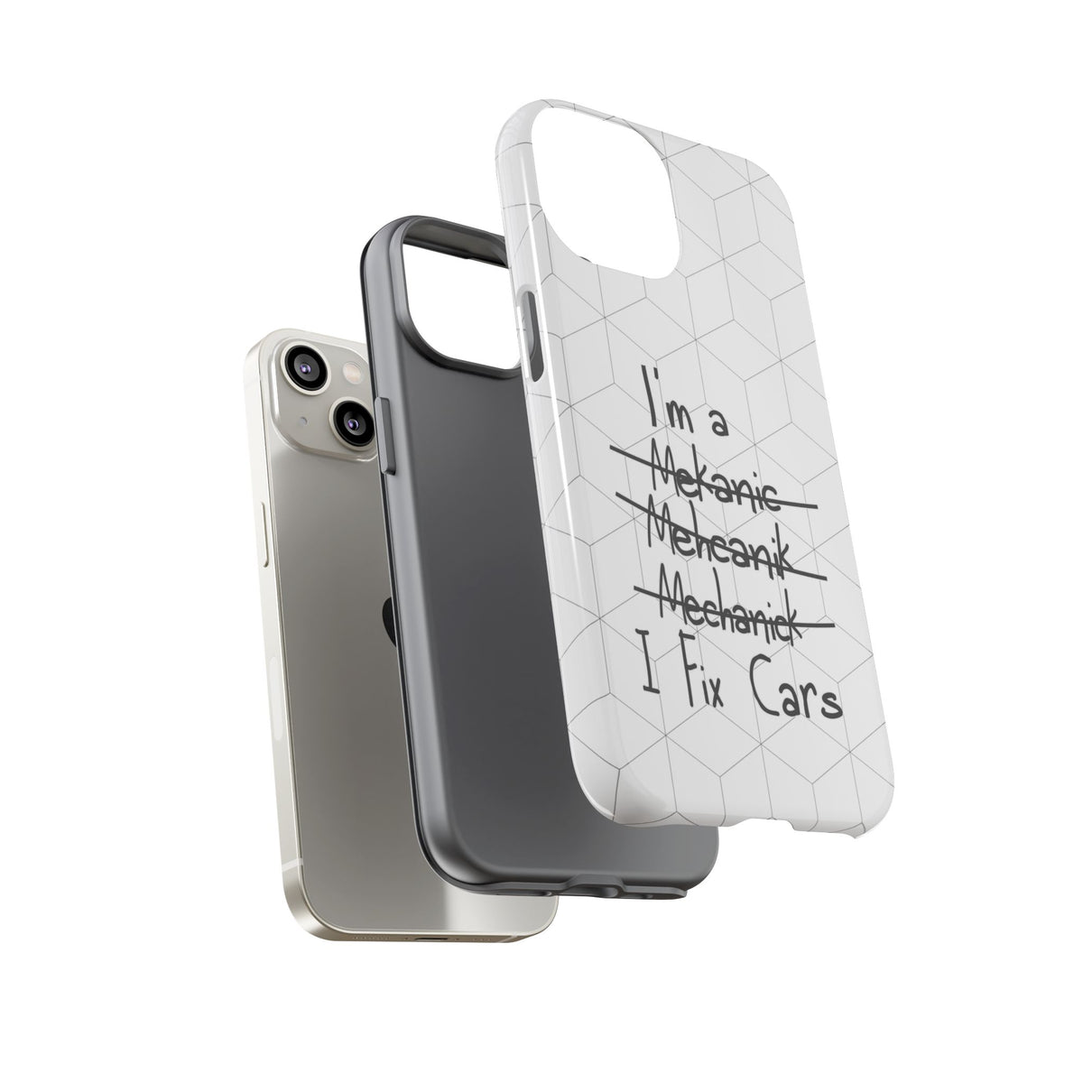 Mechanic I Fix Cars Funny Tough Phone Case | Car Guy Gift