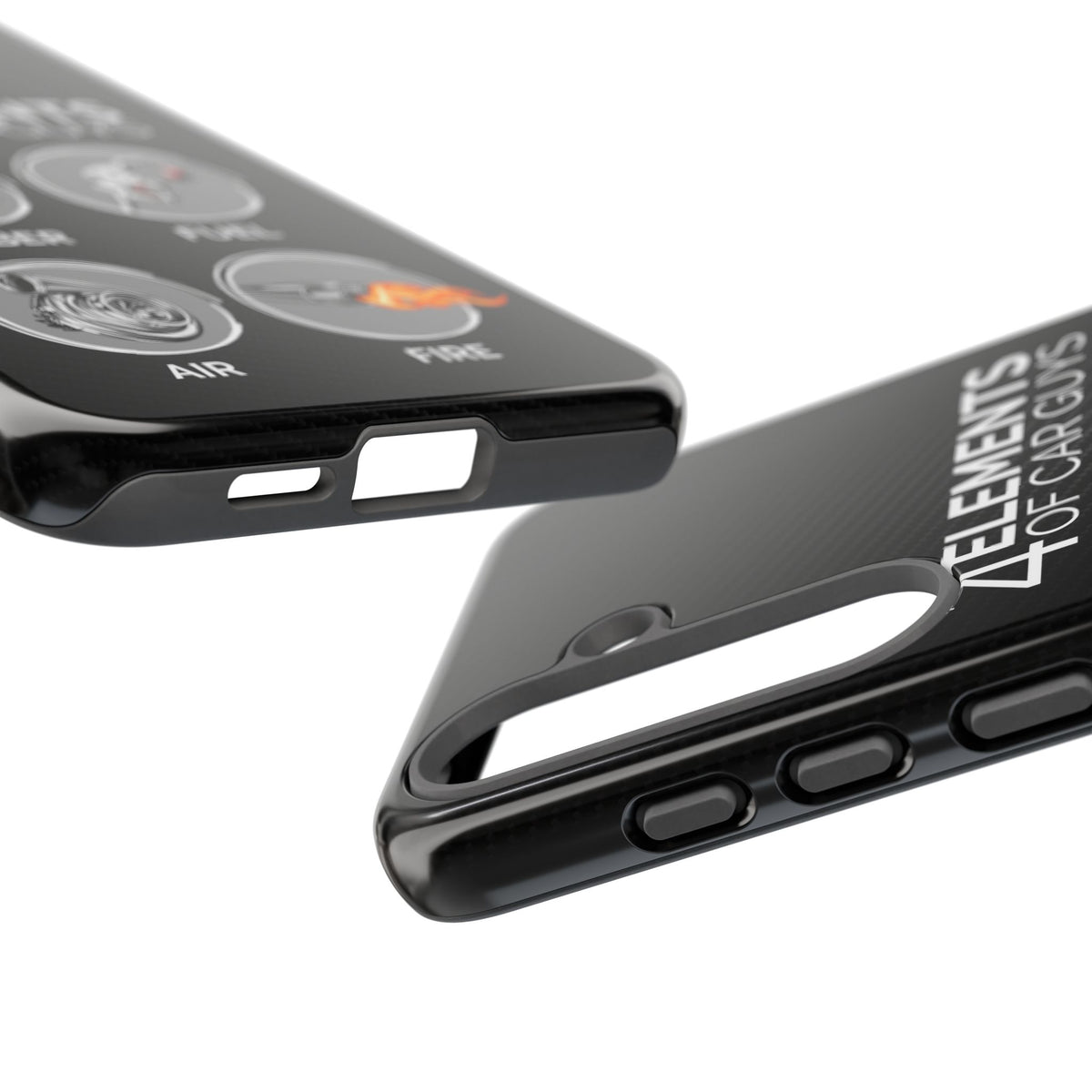 The 4 Elements of Car Guys Tough Phone Case | Funny Car Lover Gift