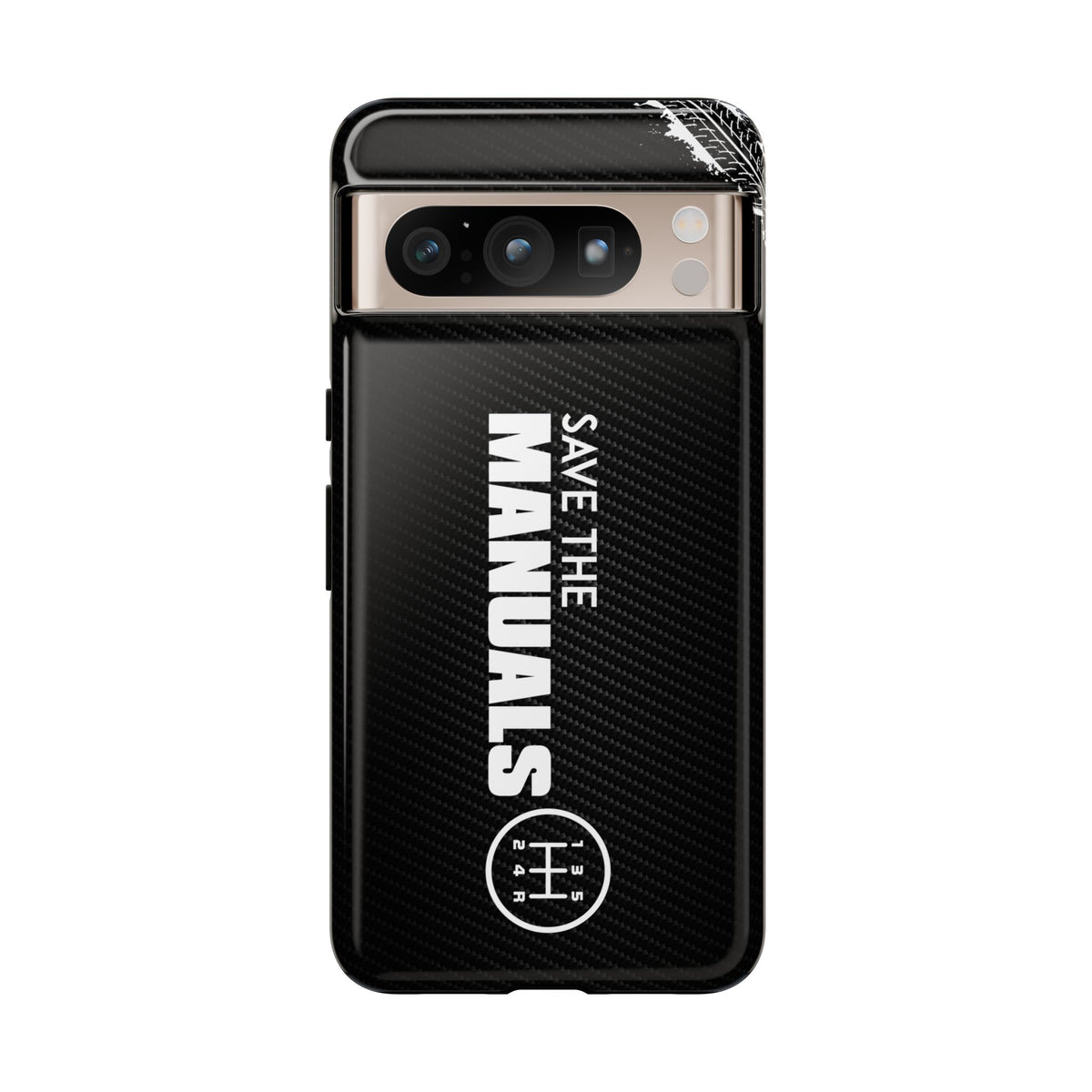 Save The Manuals Tough Phone Case | Manual Transmission Car Guy Gift