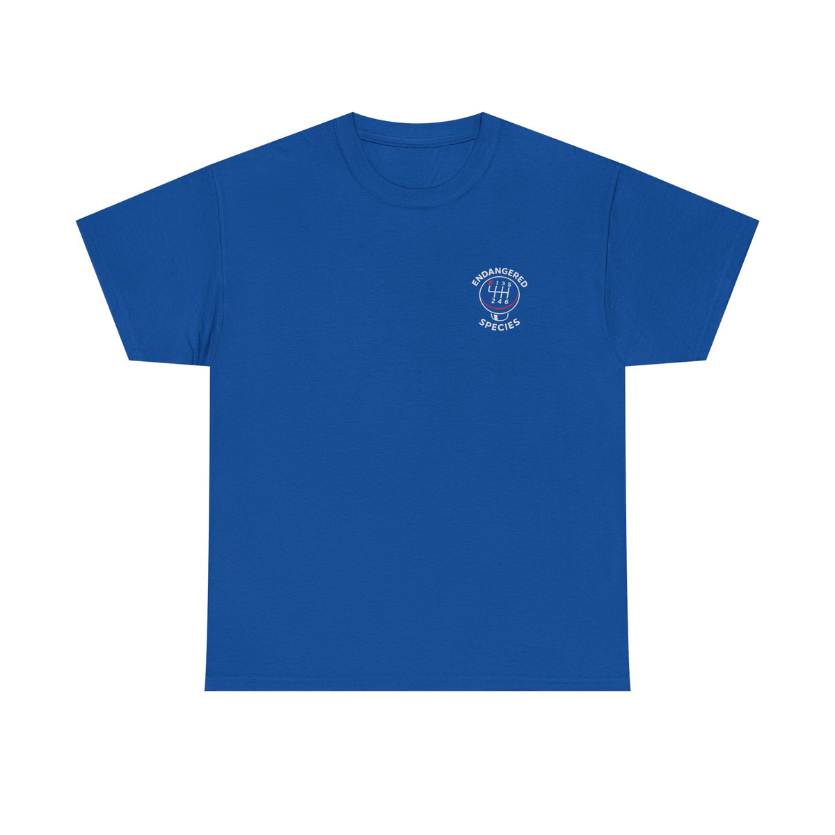 Endangered Species Stick Shift T-Shirt - Navy