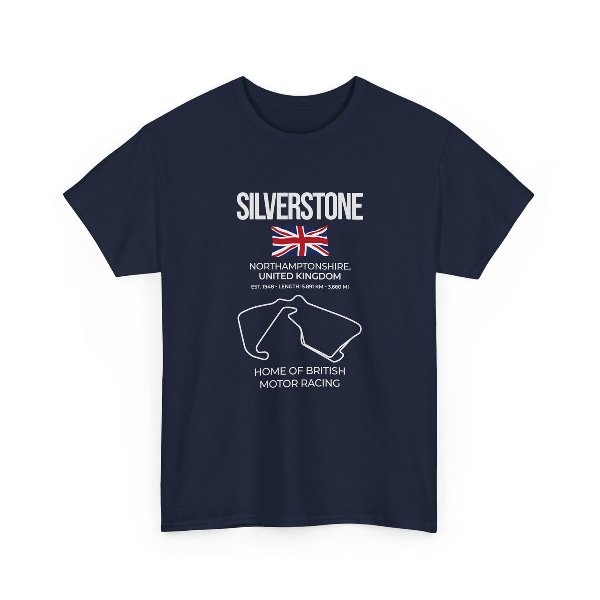 Silverstone Race Track T-Shirt | British Grand Prix Circuit Motorsport Tee