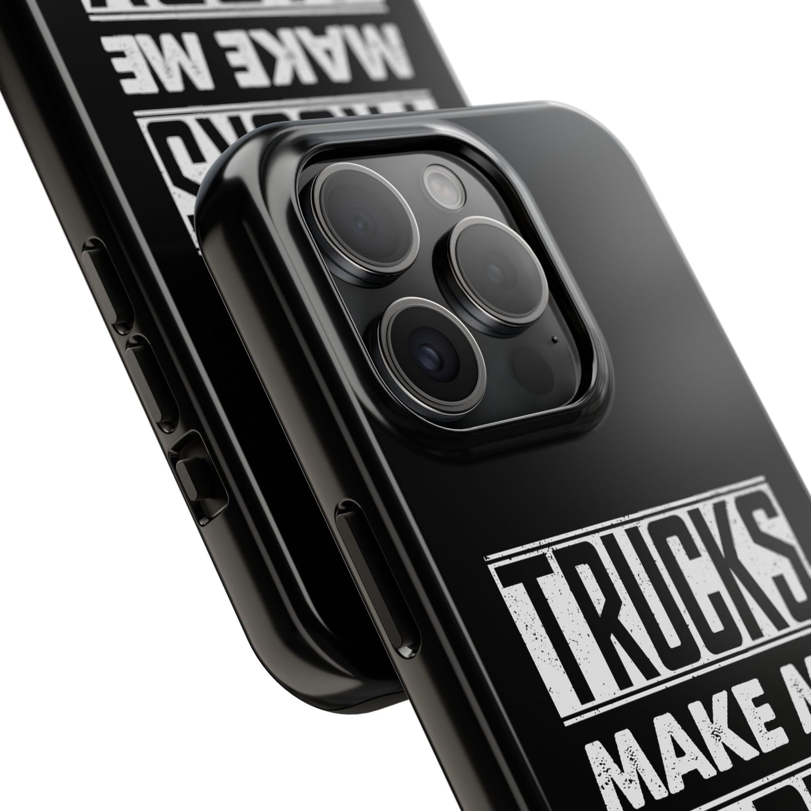 Trucks Make Me Happy Phone Case | Funny Truck Enthusiast Gift