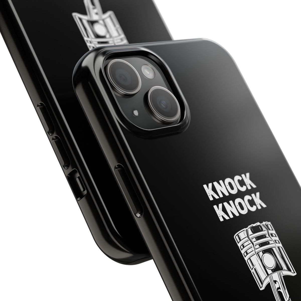 Knock Knock Broken Piston Phone Case | Funny Mechanic Car Guy Gift