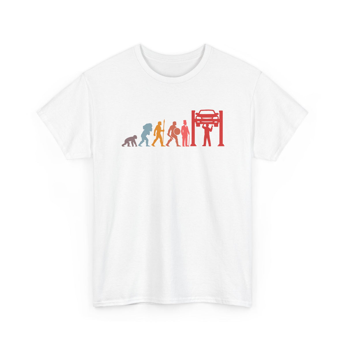 Evolution of a Mechanic T-Shirt design detail