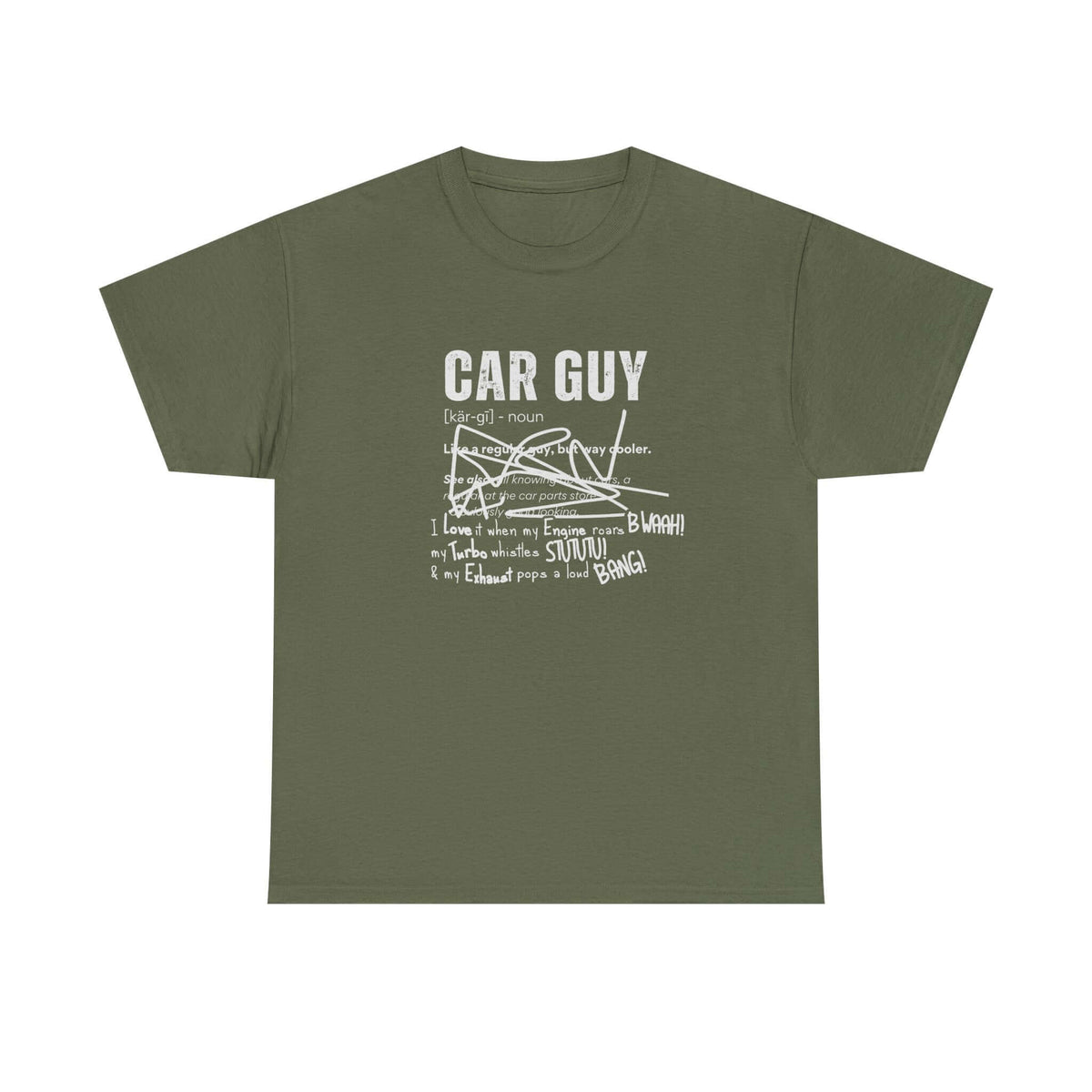Car guy definition t-shirt - funny car enthusiast gift - car lover tee