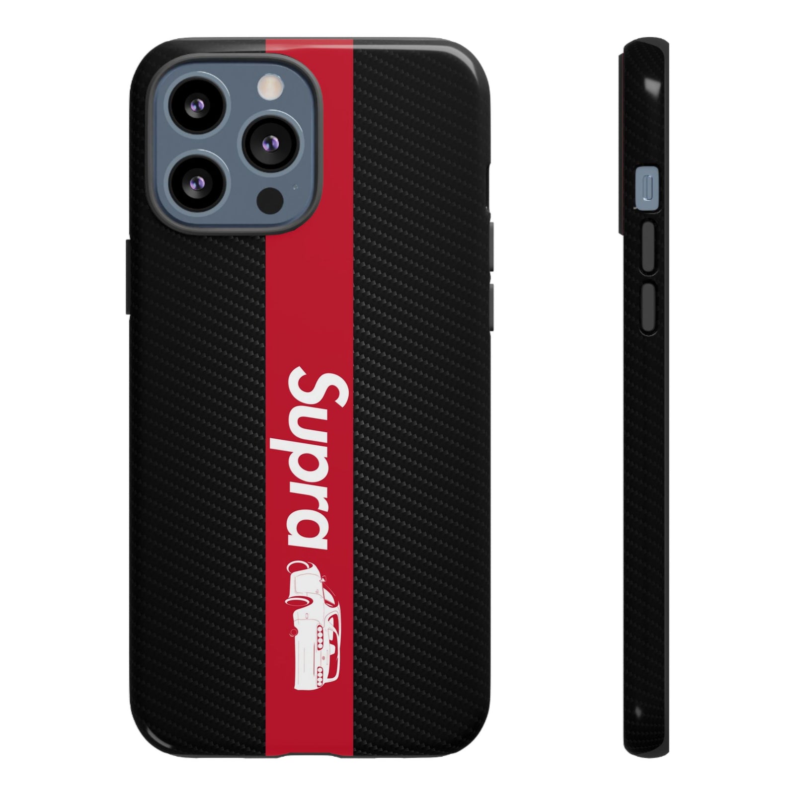 JDM Style Design Tough Phone Case - iPhone 13 Pro Max, glossy, front and side view