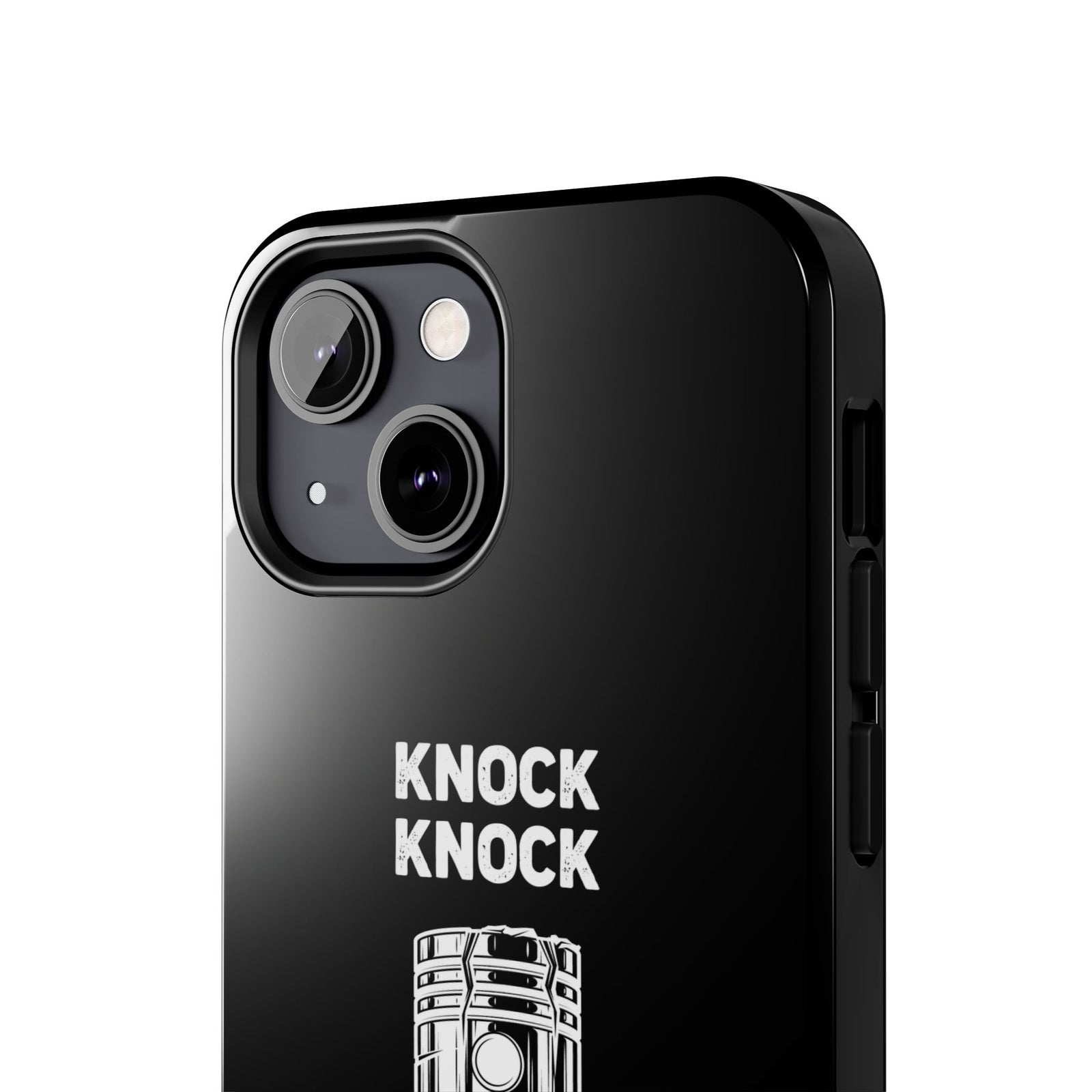 Knock Knock Broken Piston Phone Case | Funny Mechanic Car Guy Gift