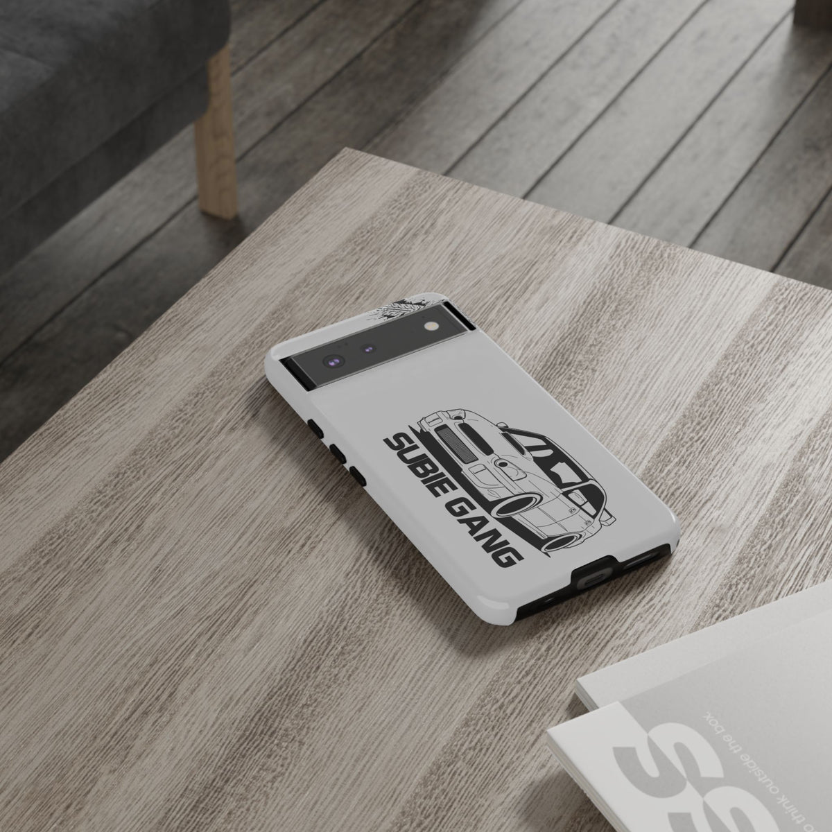 JDM Gang Tough Phone Case - Google Pixel 6, glossy, lifestyle photo