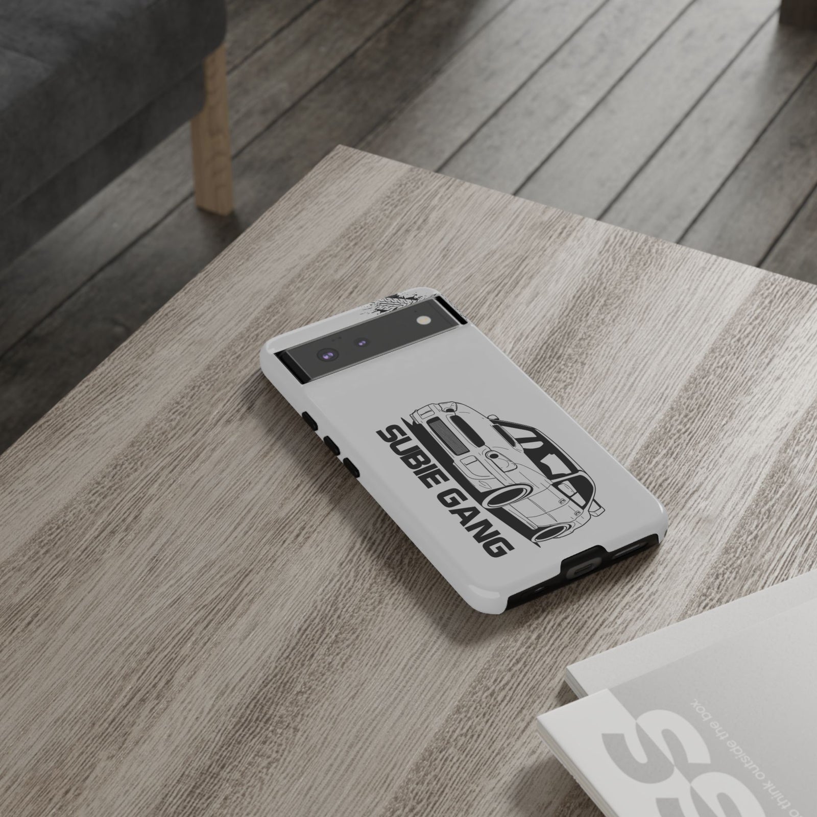 JDM Gang Tough Phone Case - Google Pixel 6, glossy, lifestyle photo