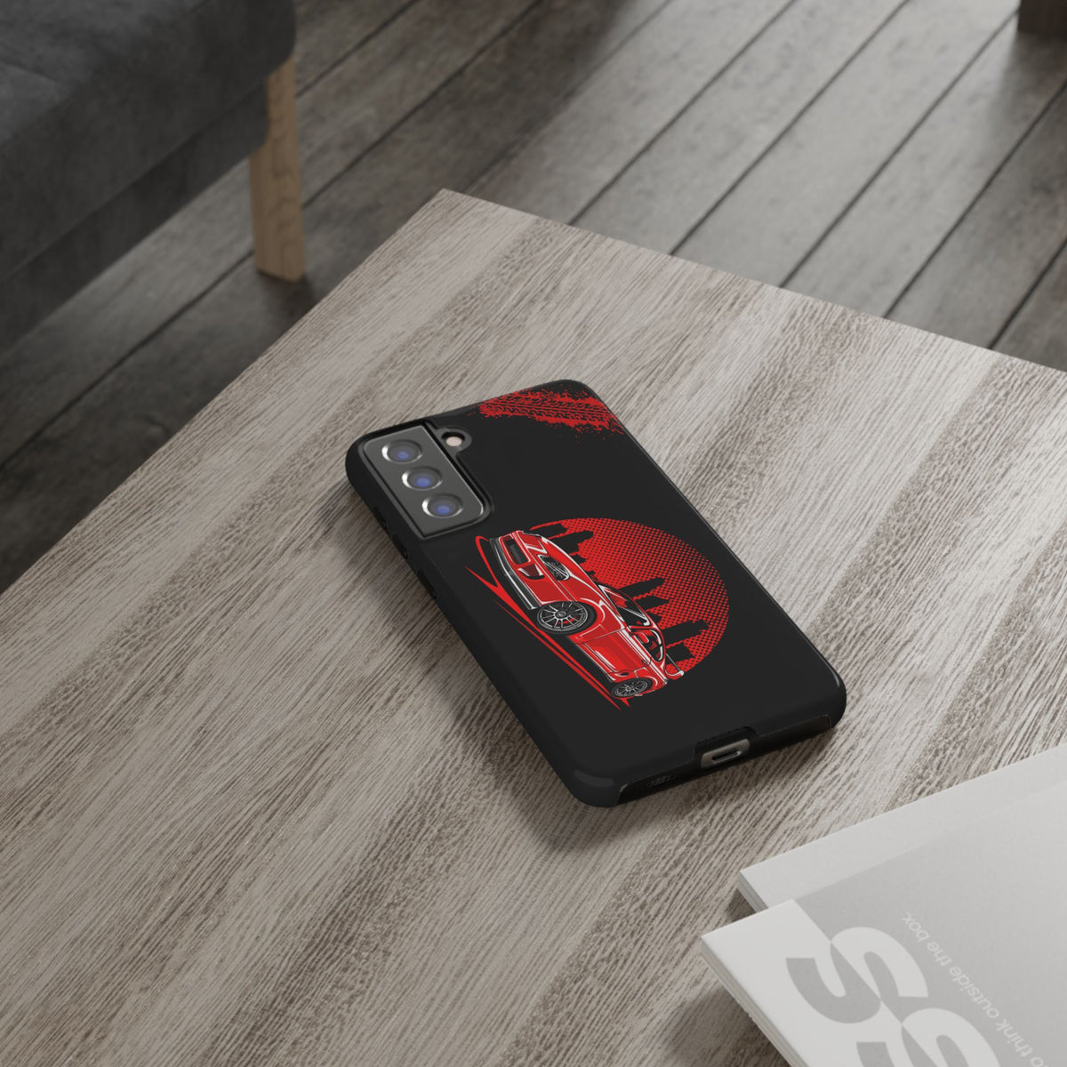 MKIV A80 Supra 2JZ Red City Tough Phone Case | JDM Car Guy Gift