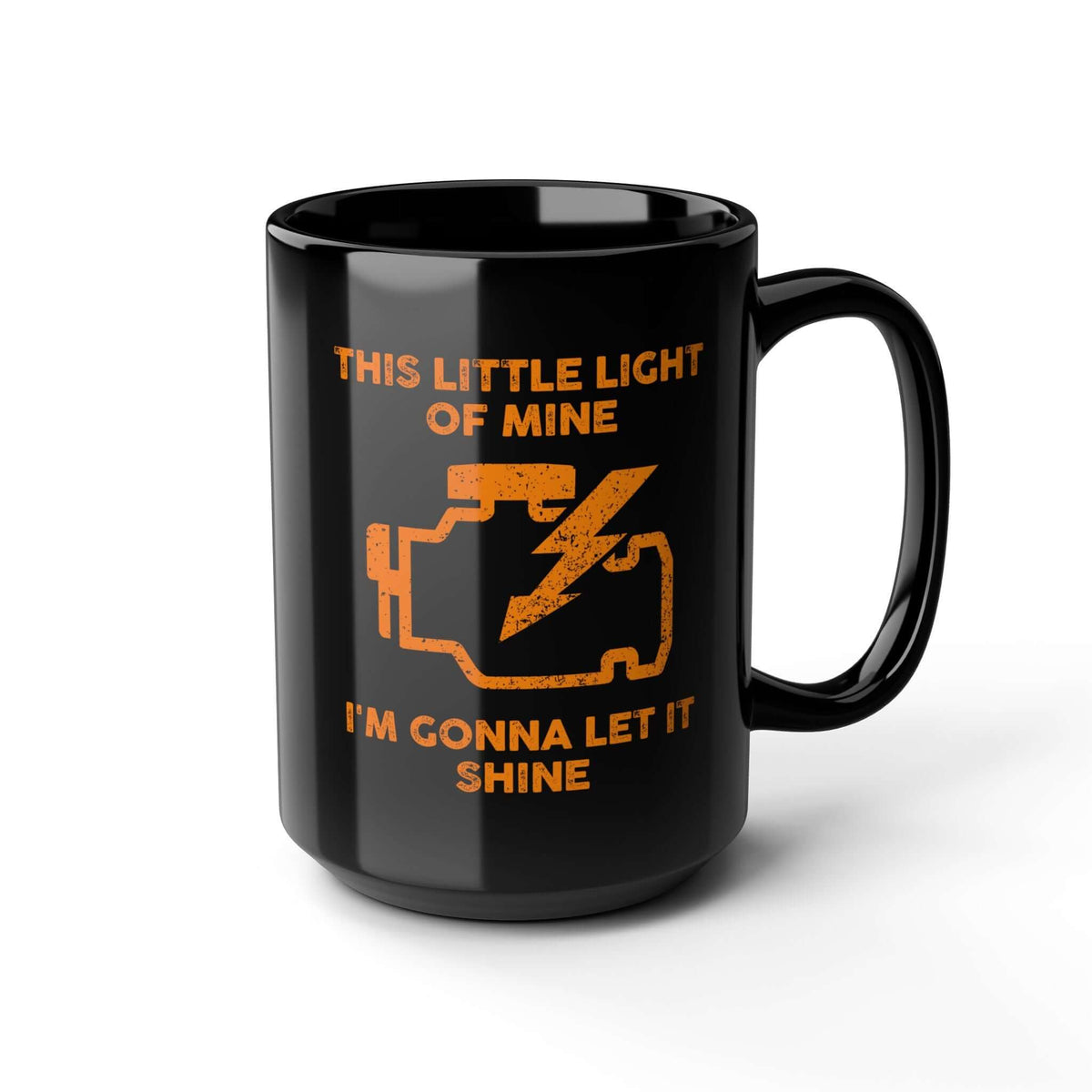 Check Engine Light Coffee Mug coffee mug - funny car guy gift