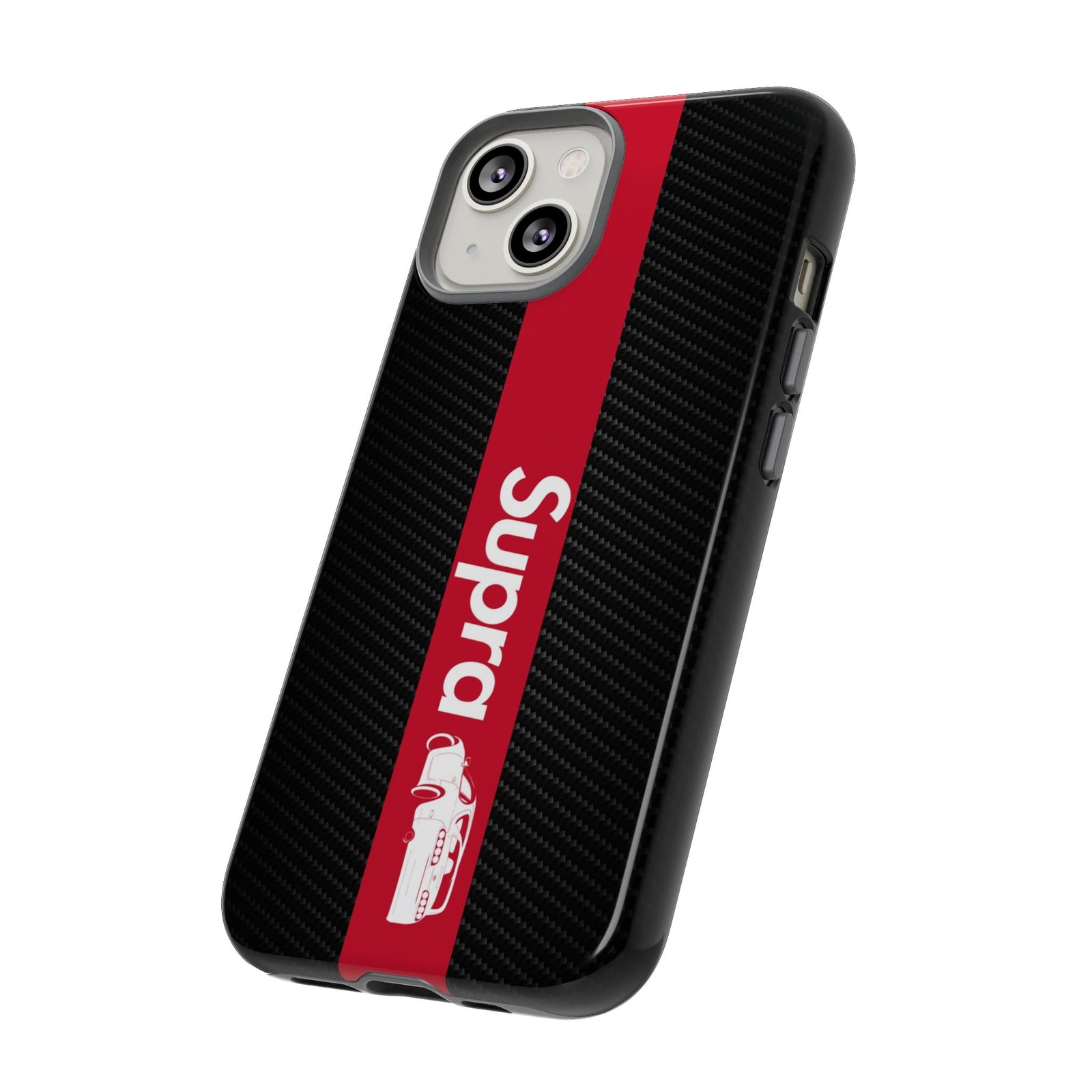 JDM Style Design Tough Phone Case - iPhone 16 Pro, glossy, camera cutout close-up
