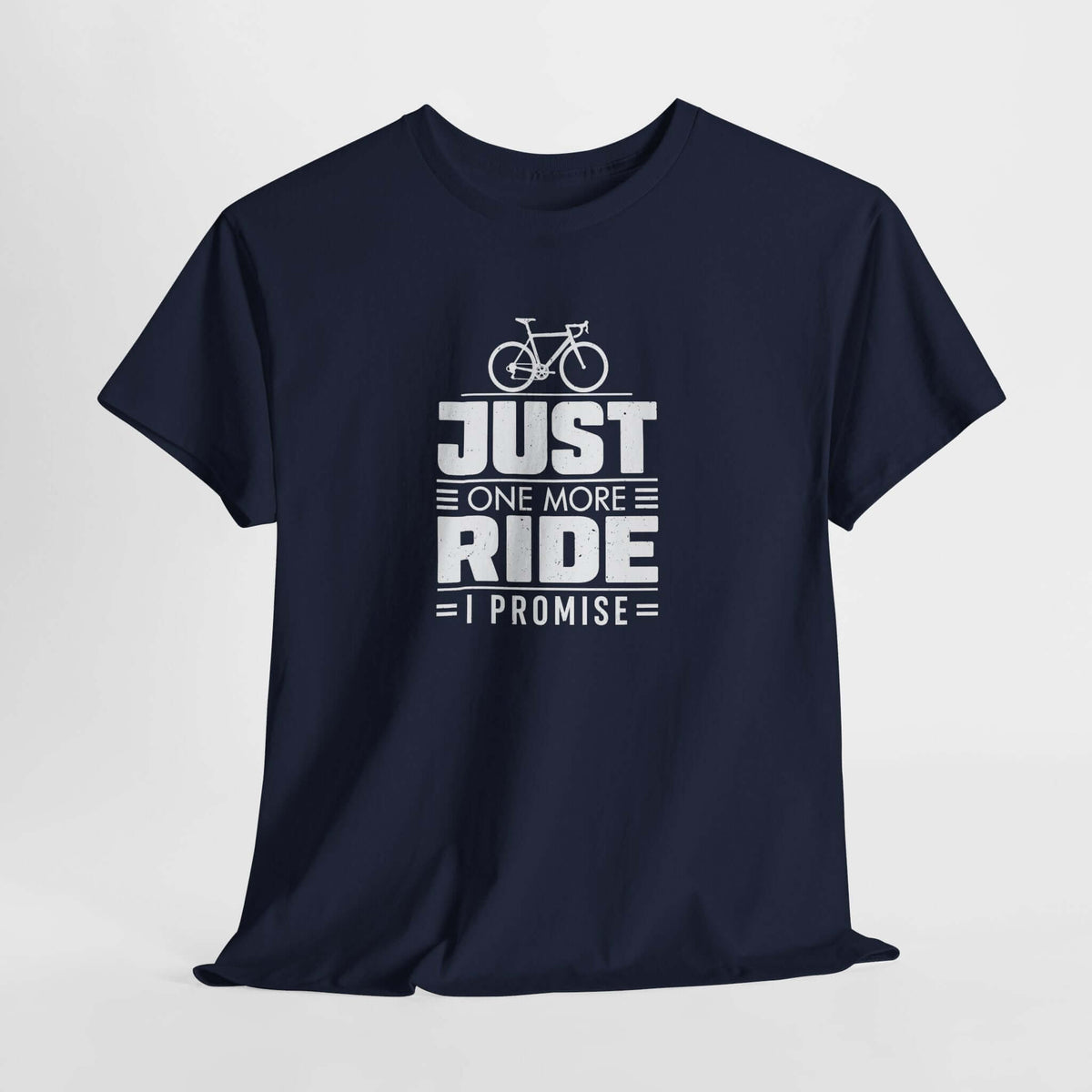 Just One More Ride t-shirt back view | Funny bike rider gift tee | 365CarMods