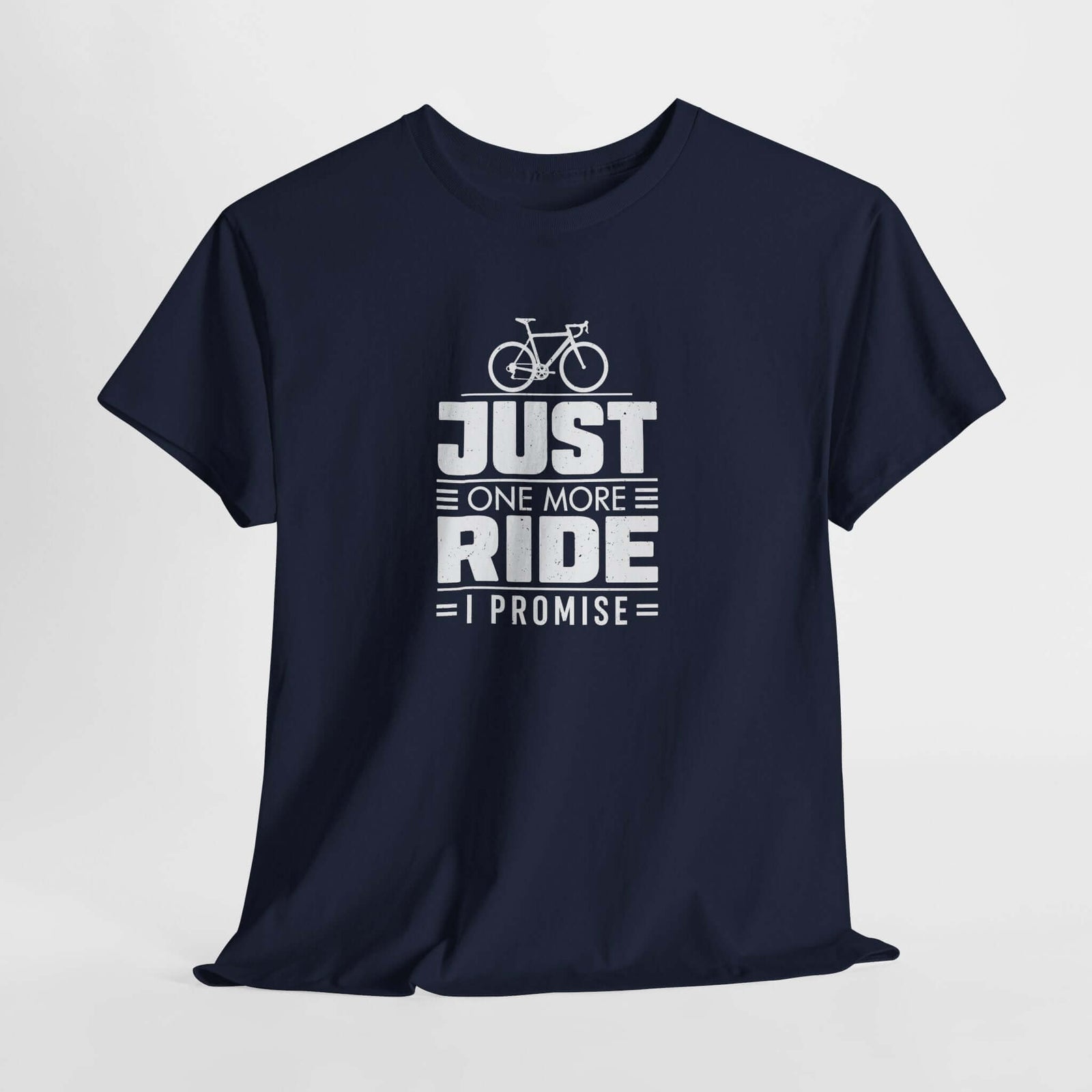 Just One More Ride t-shirt back view | Funny bike rider gift tee | 365CarMods