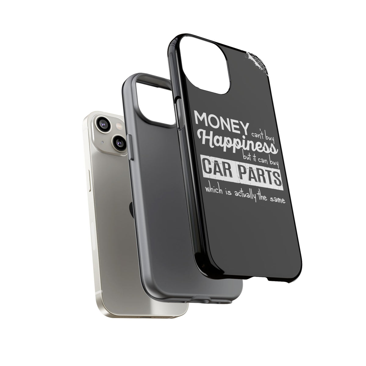 More Car Parts Equals Happiness Tough Phone Case | Car Enthusiast Gift