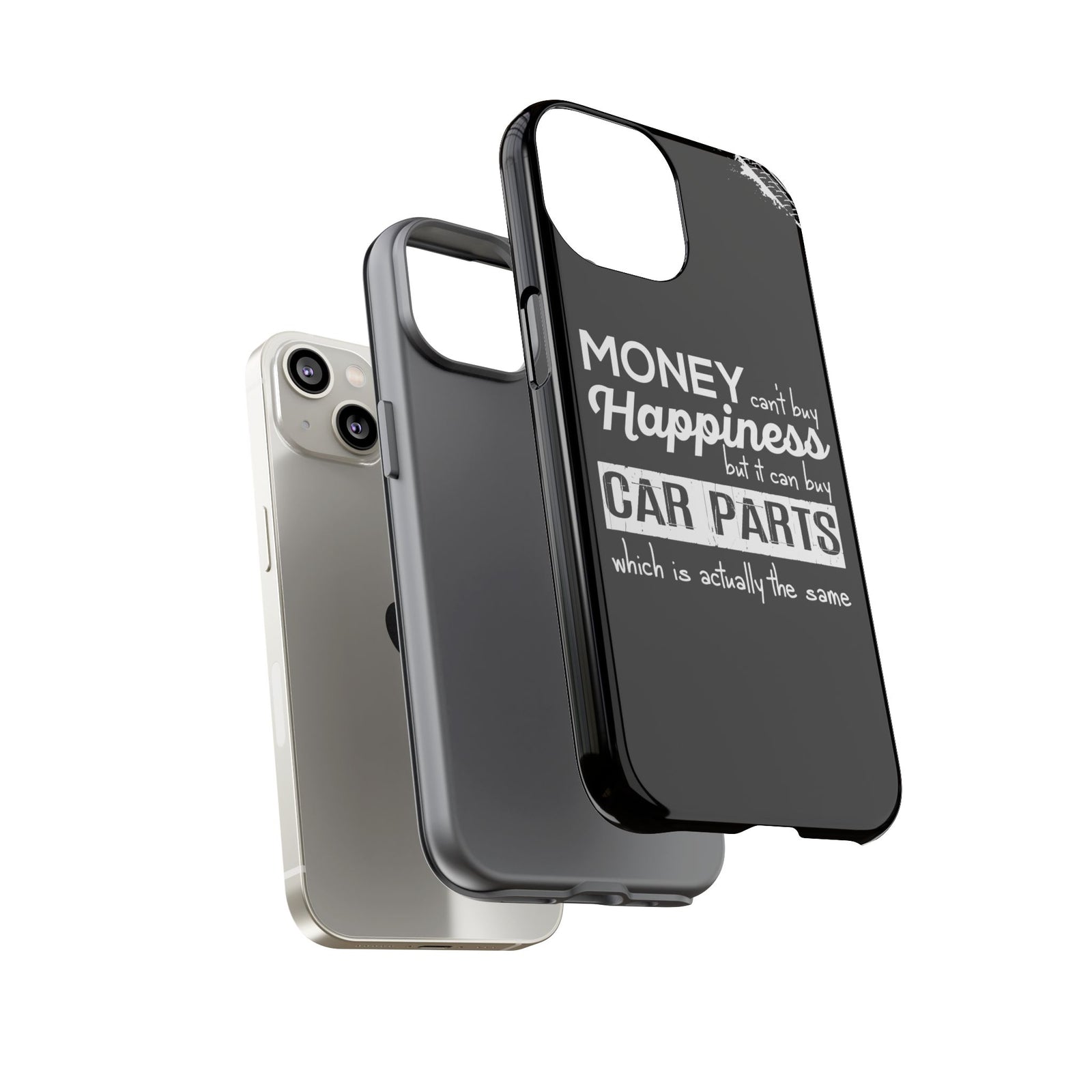 More Car Parts Equals Happiness Tough Phone Case | Car Enthusiast Gift