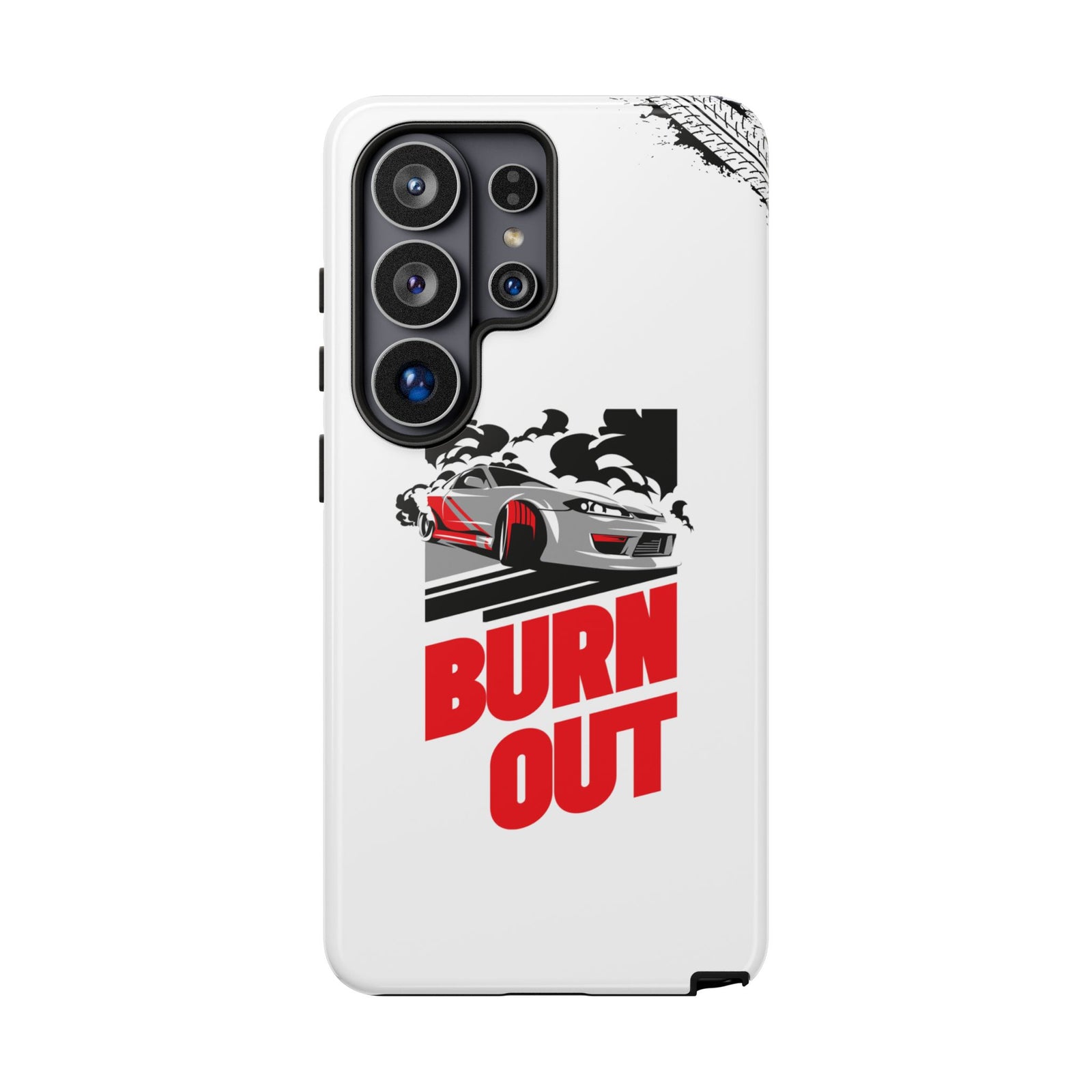 JDM Burnout Tough Car Phone Case - Samsung Galaxy S26 Ultra, glossy, front view