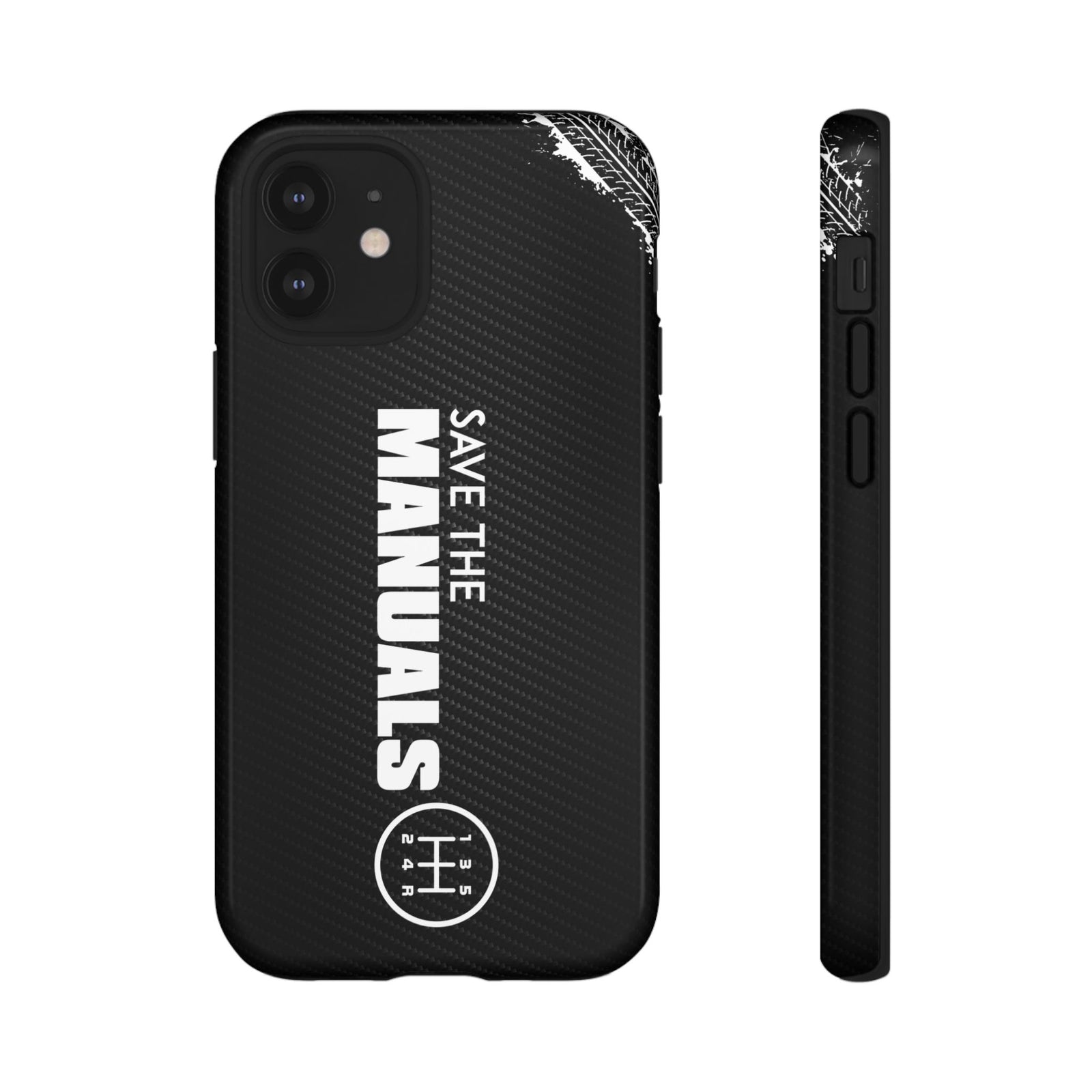Save The Manuals Tough Phone Case | Manual Transmission Car Guy Gift