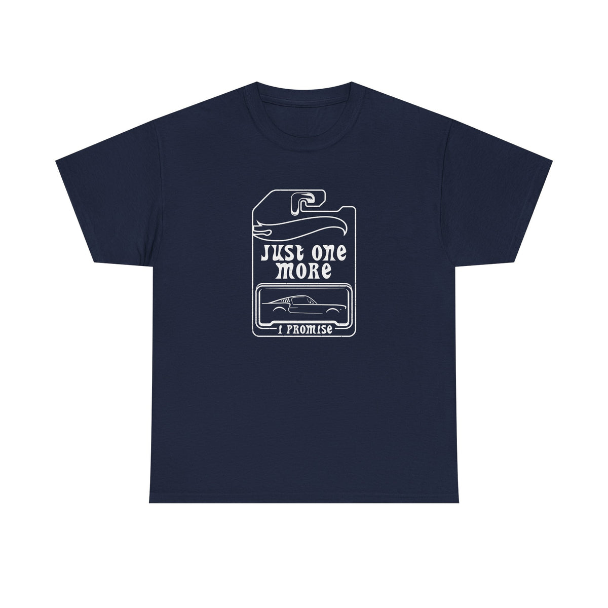 Just One More Car T-Shirt on model