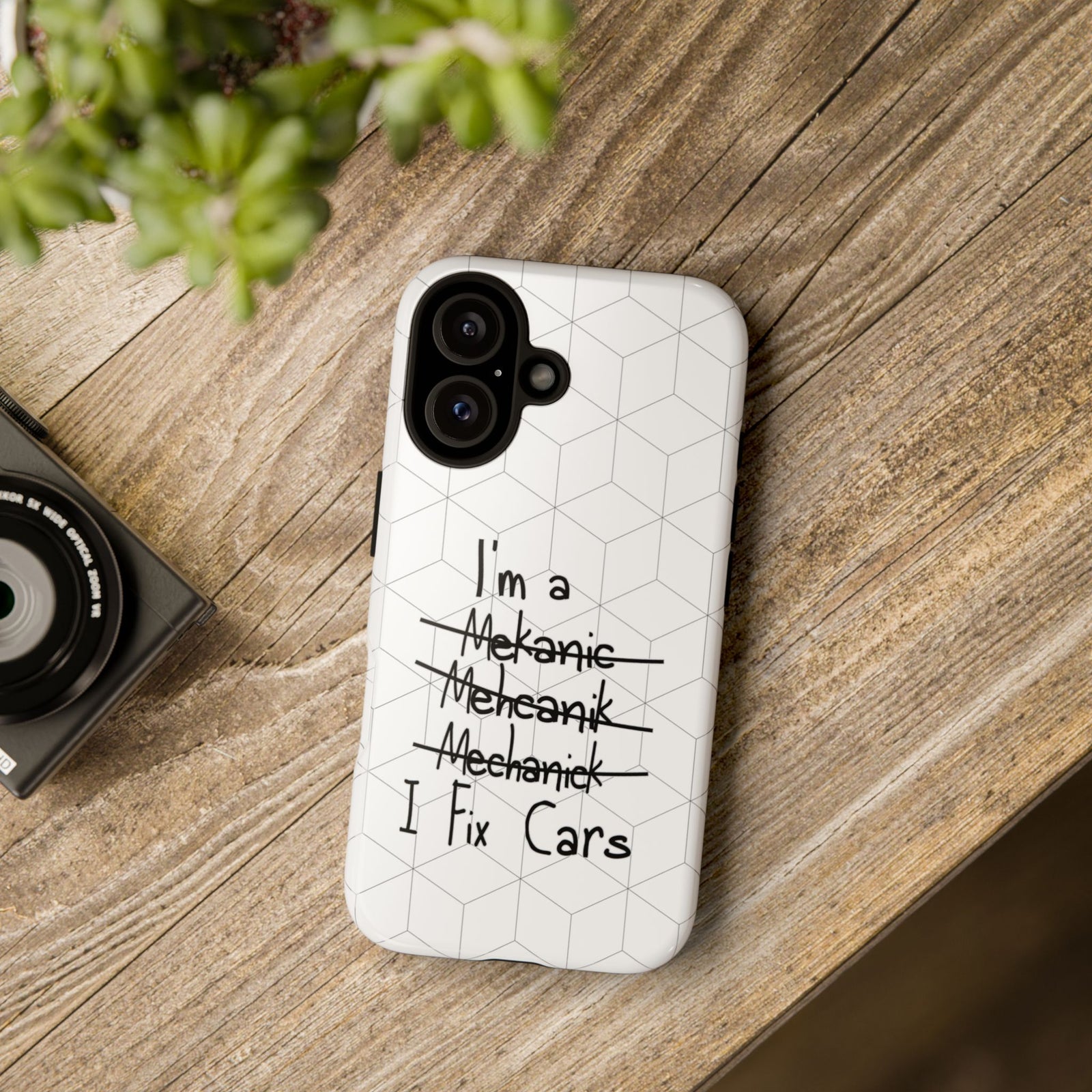 Mechanic I Fix Cars Funny Tough Phone Case | Car Guy Gift