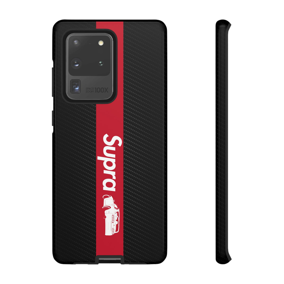 JDM Style Design Tough Phone Case - Samsung Galaxy S20 Ultra, glossy, front and side view