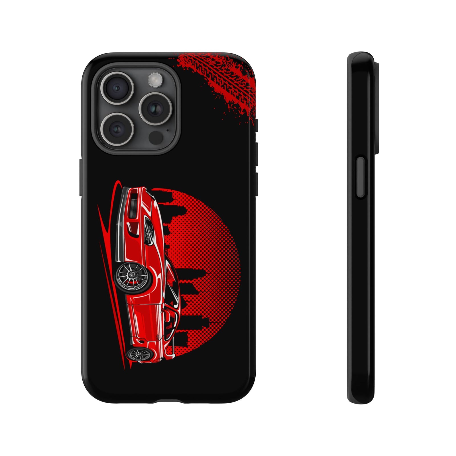 MKIV A80 Supra 2JZ Red City Tough Phone Case | JDM Car Guy Gift