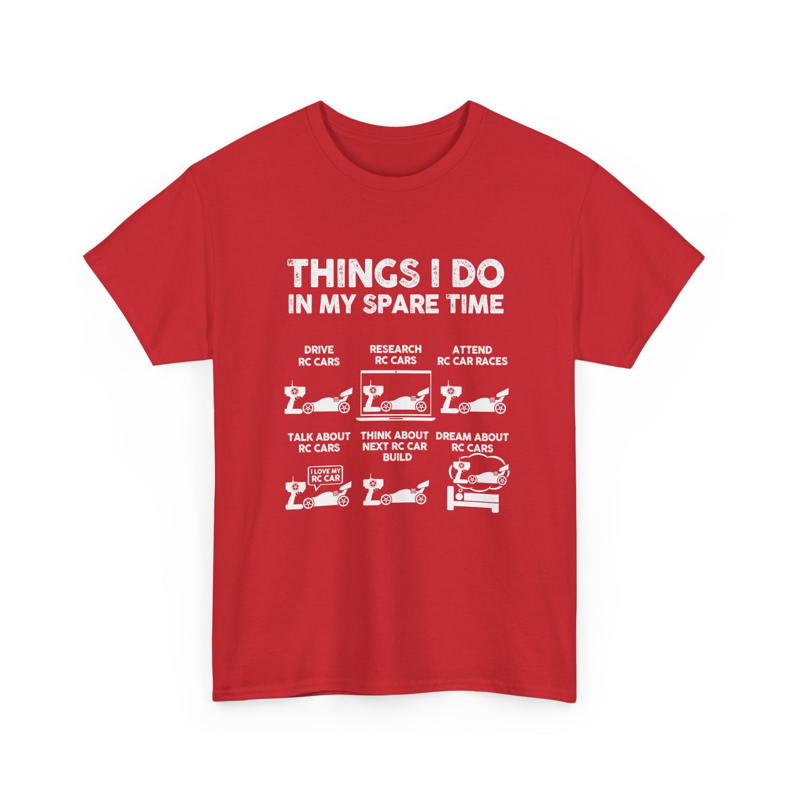 Things I Do In My Spare Time RC Car Racing T-Shirt | RC Car Guy Gift