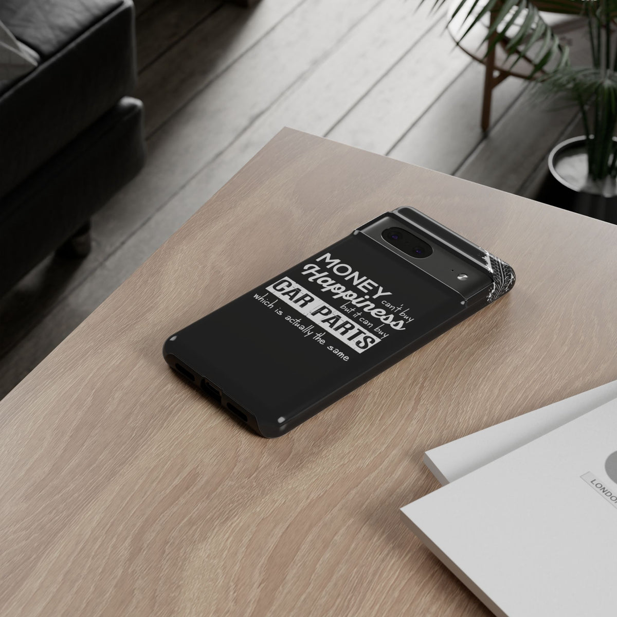 More Car Parts Equals Happiness Tough Phone Case | Car Enthusiast Gift