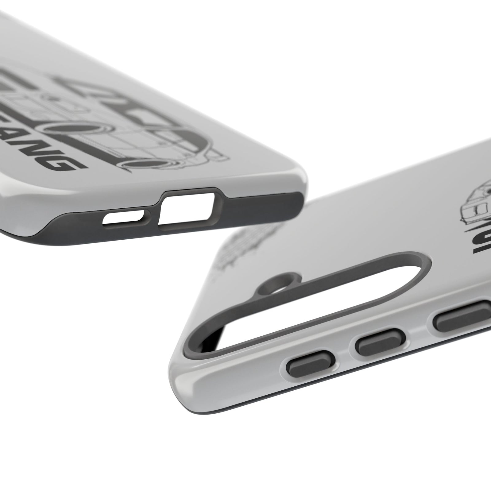 JDM Gang Tough Phone Case - Samsung Galaxy S25 Plus, glossy, edge and port close-up