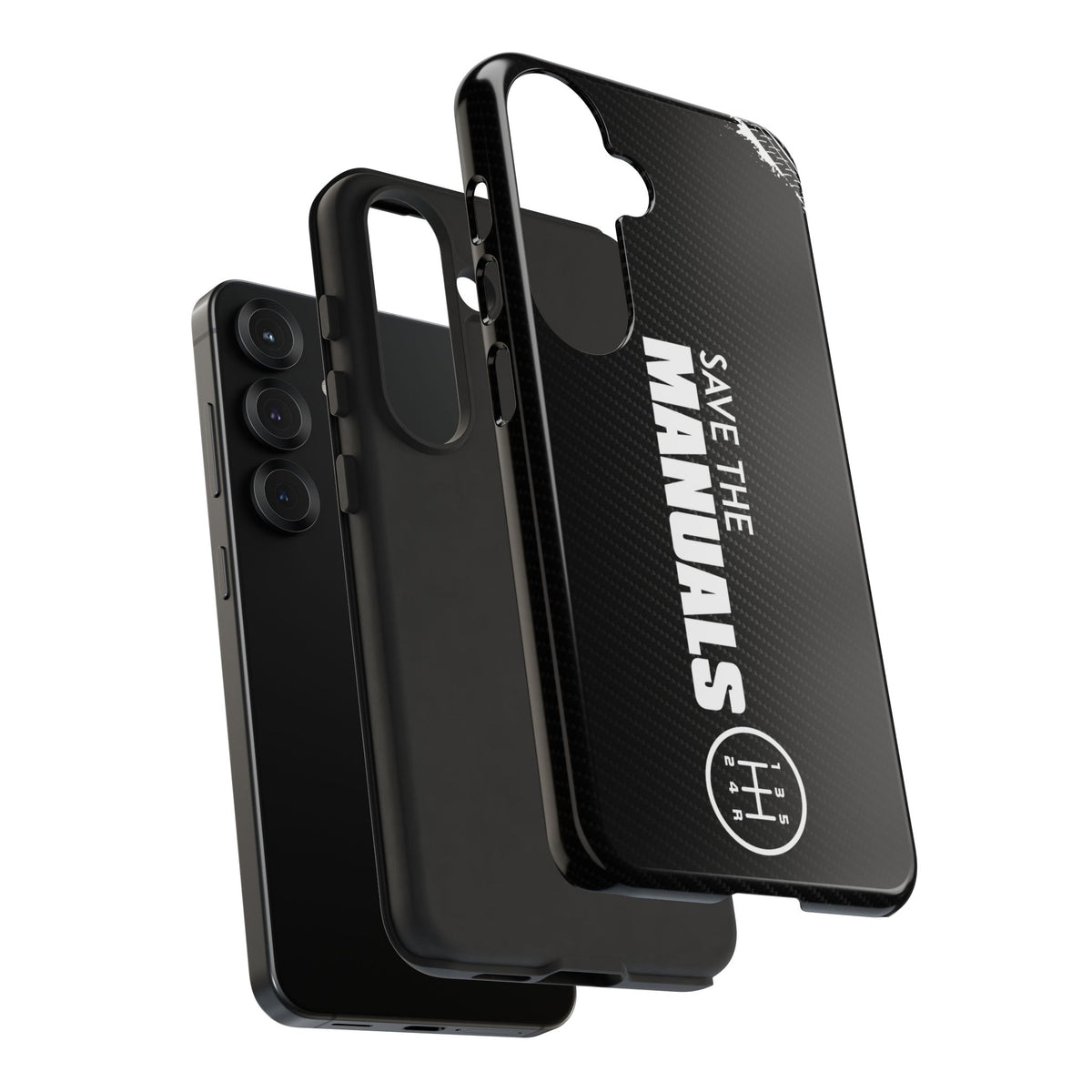 Save The Manuals Tough Phone Case | Manual Transmission Car Guy Gift