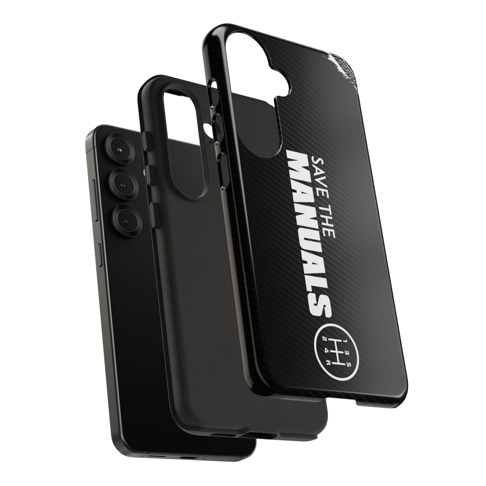 Save The Manuals Tough Phone Case | Manual Transmission Car Guy Gift