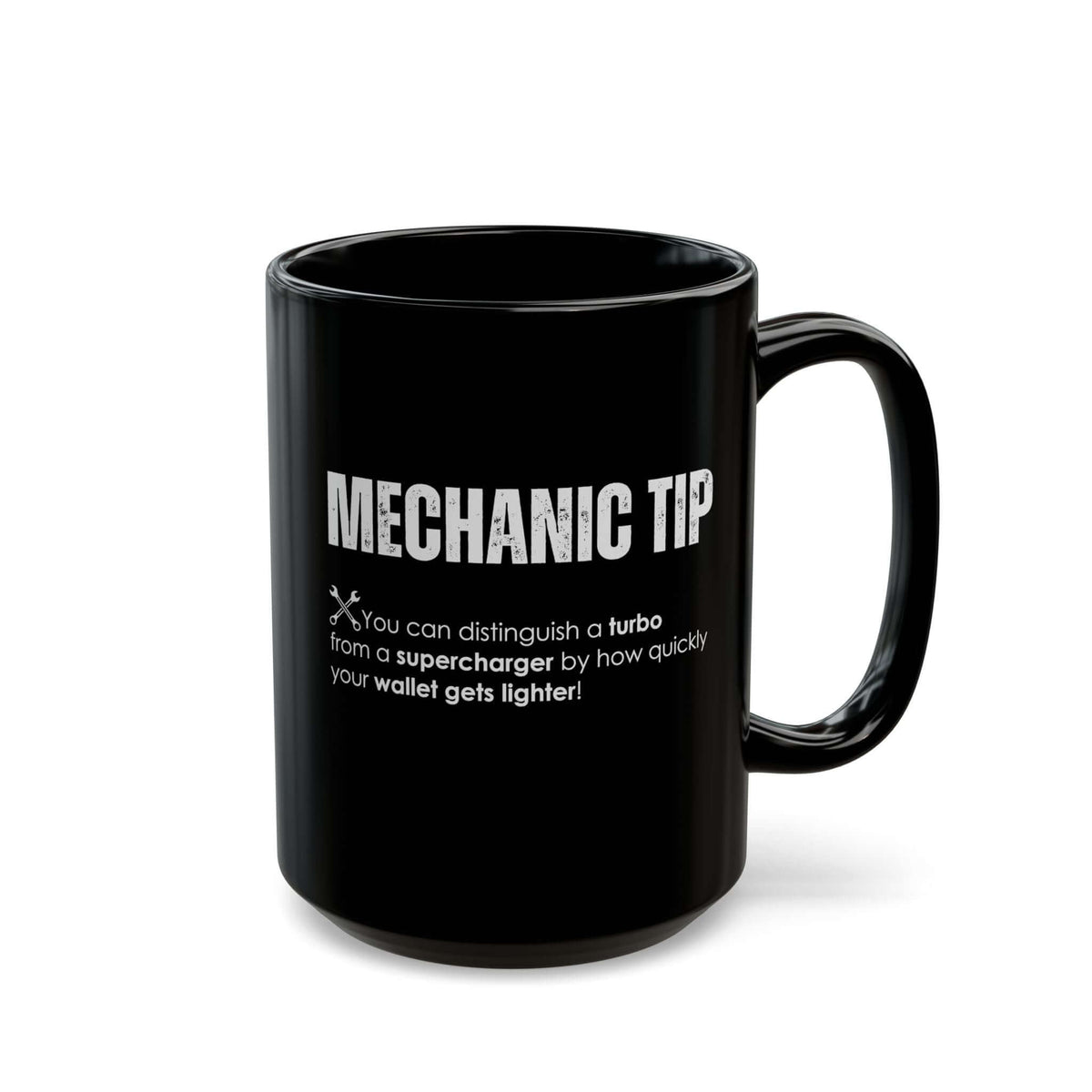 Turbo vs Supercharger Coffee Mug ceramic mug - unique gift for car lovers