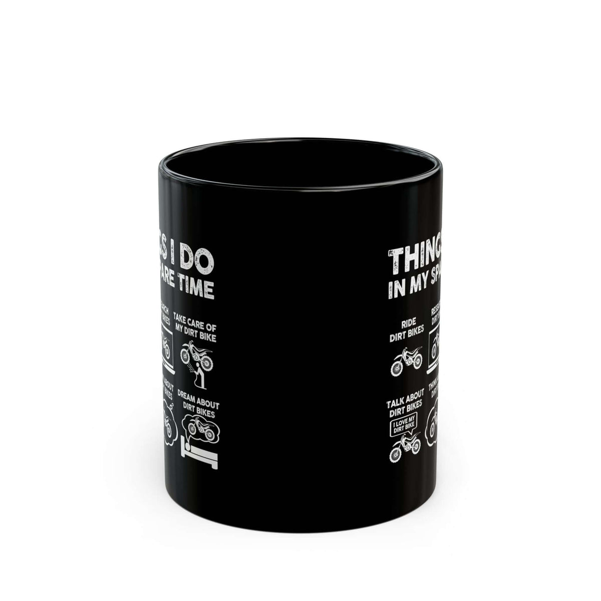 Things I Do in My Spare Time Dirt Bike Mug mug - car enthusiast gift