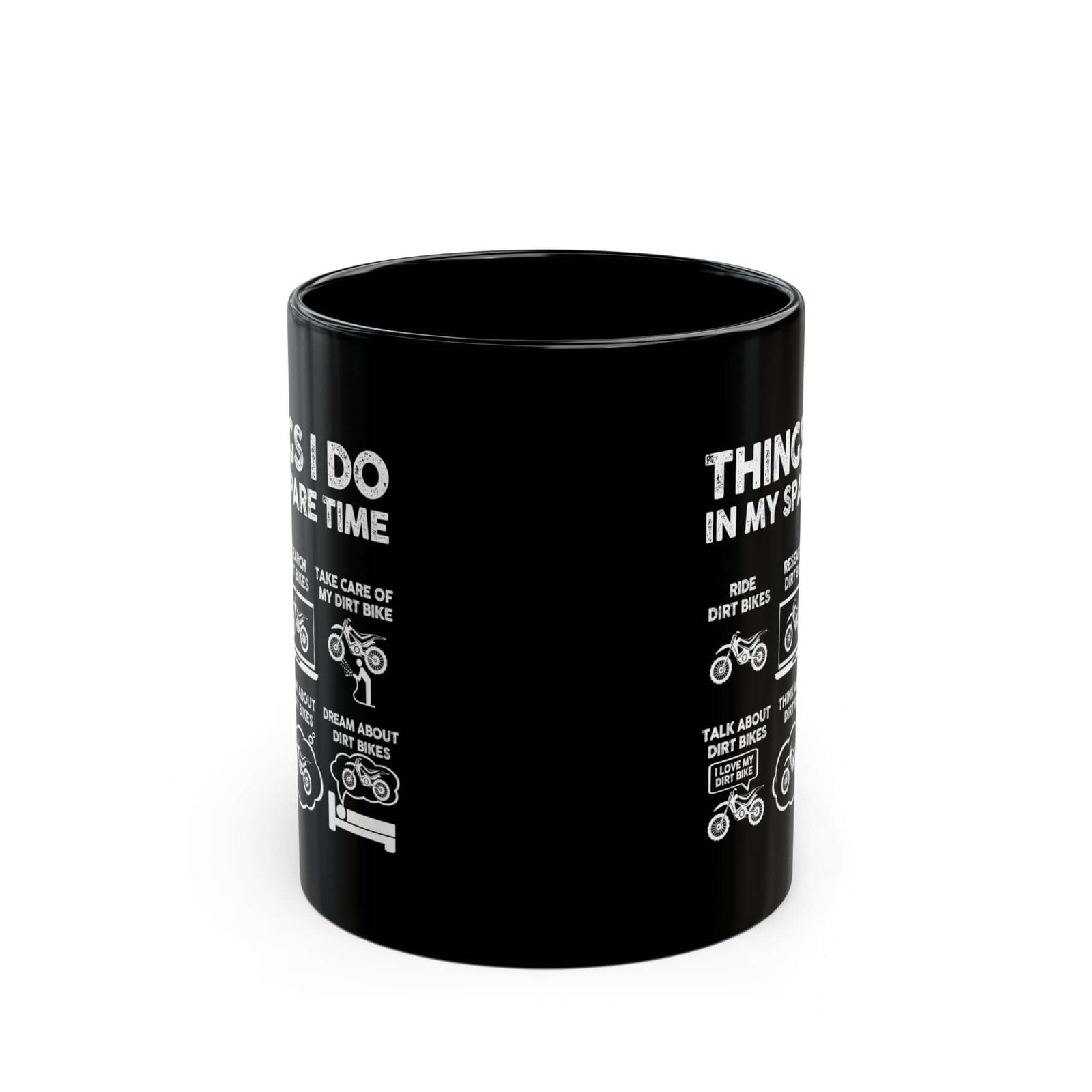 Things I Do in My Spare Time Dirt Bike Mug coffee mug - funny car guy gift
