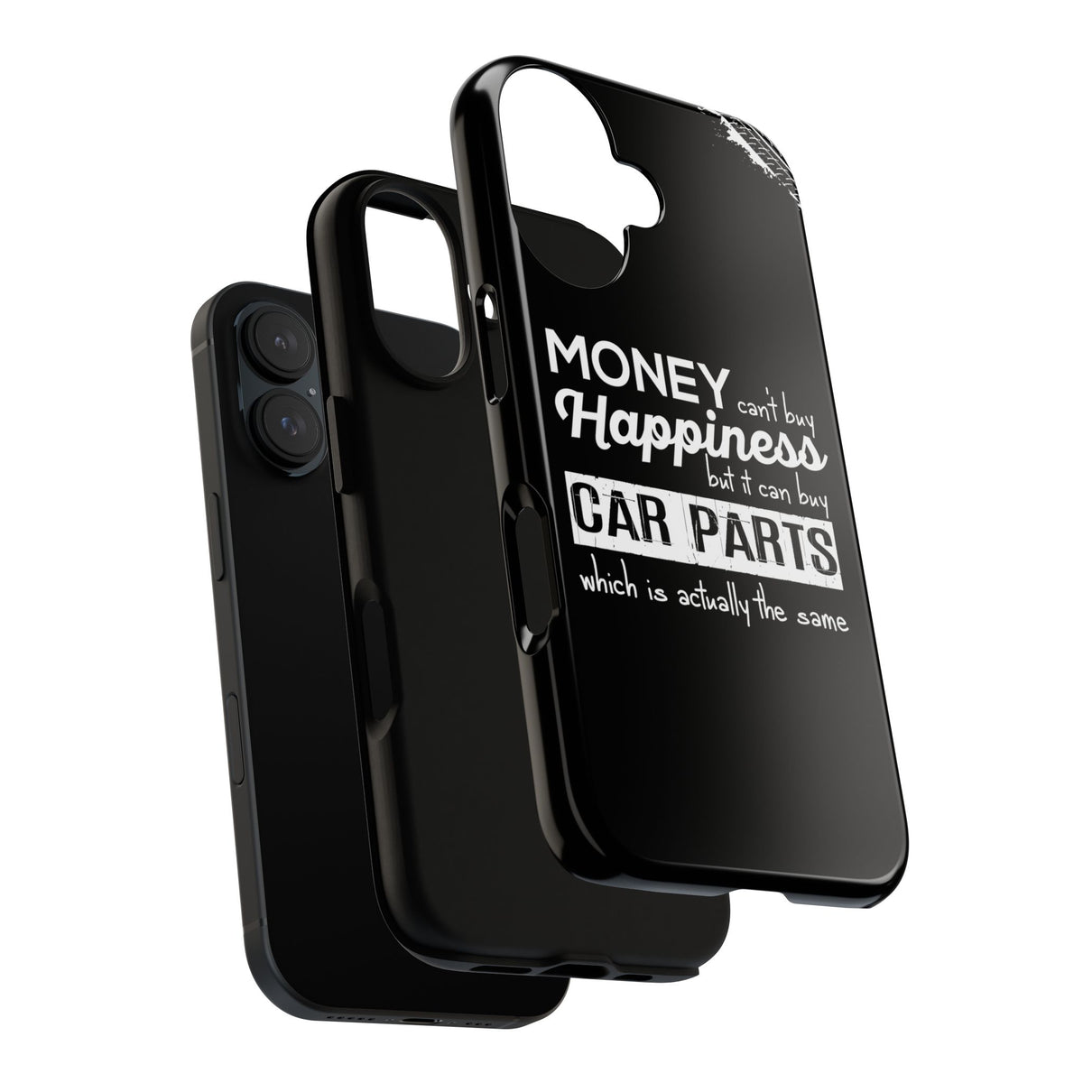 More Car Parts Equals Happiness Tough Phone Case | Car Enthusiast Gift