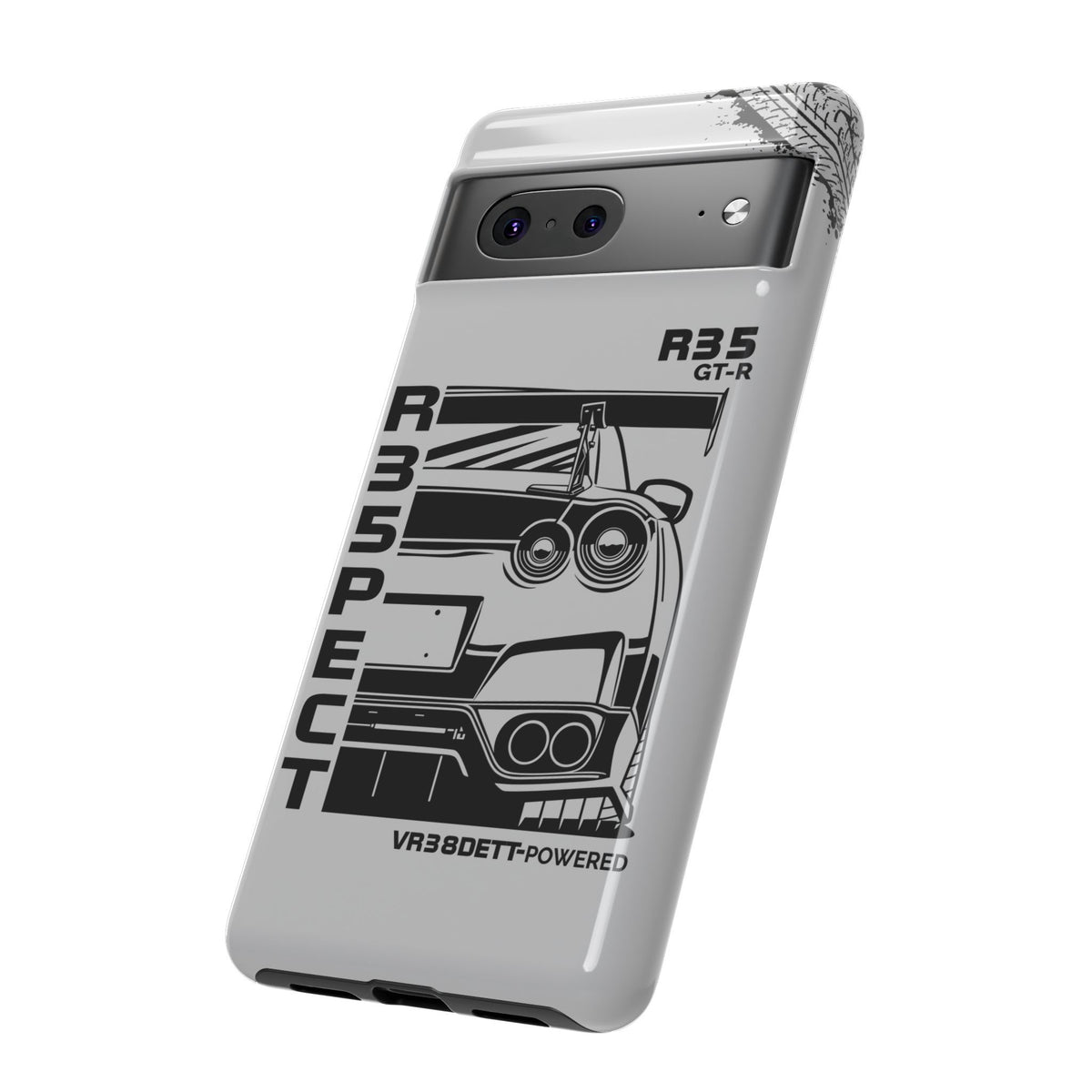 JDM Front View Tough Phone Case - Samsung Galaxy S26 Plus, glossy, camera cutout close-up