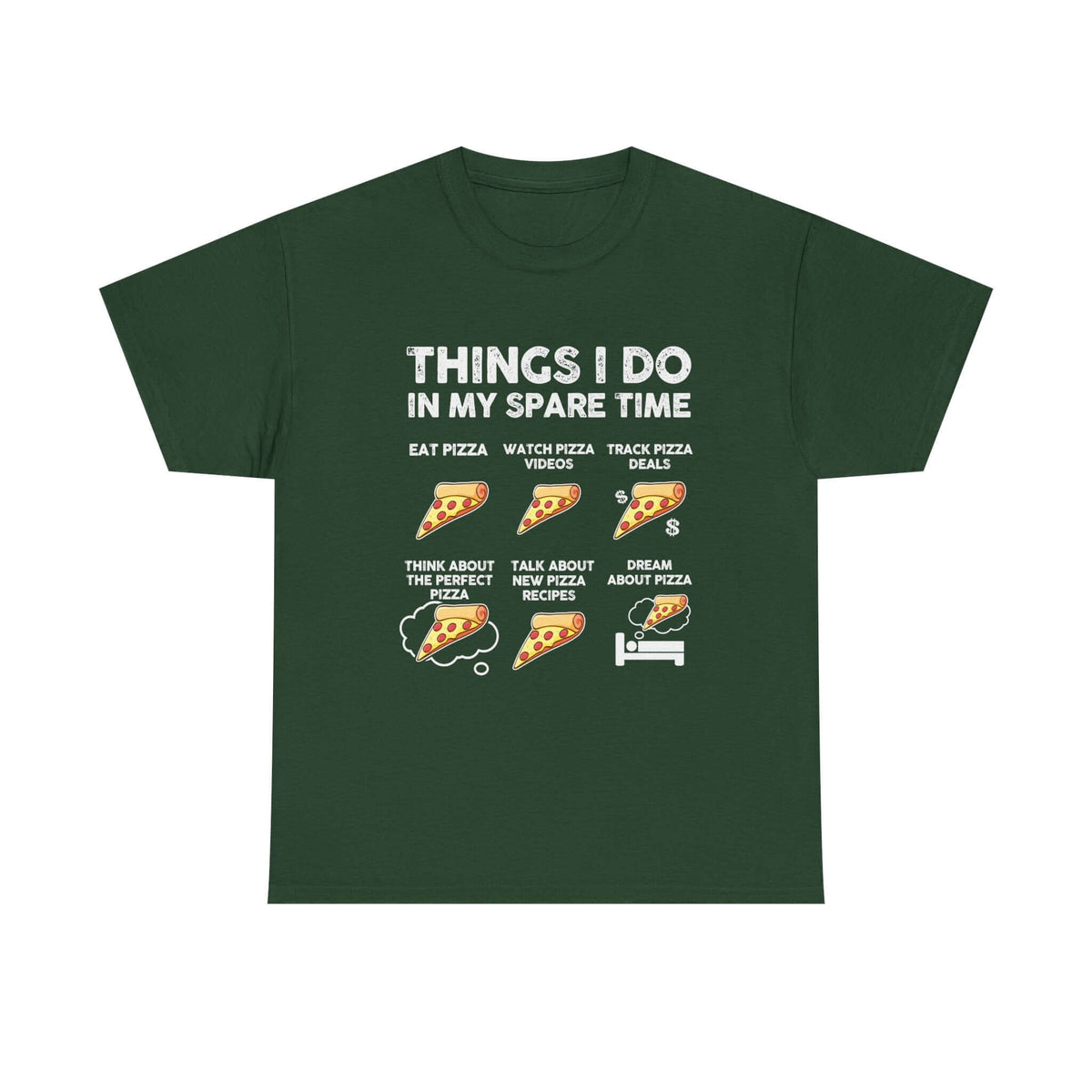 Pizza lover shirt - funny things I do in spare time gift tee