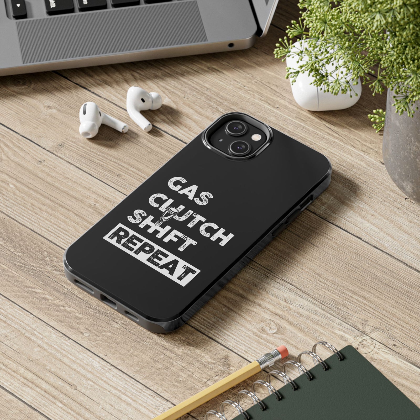Gas Clutch Shift Repeat Phone Case | JDM Manual Transmission Gift